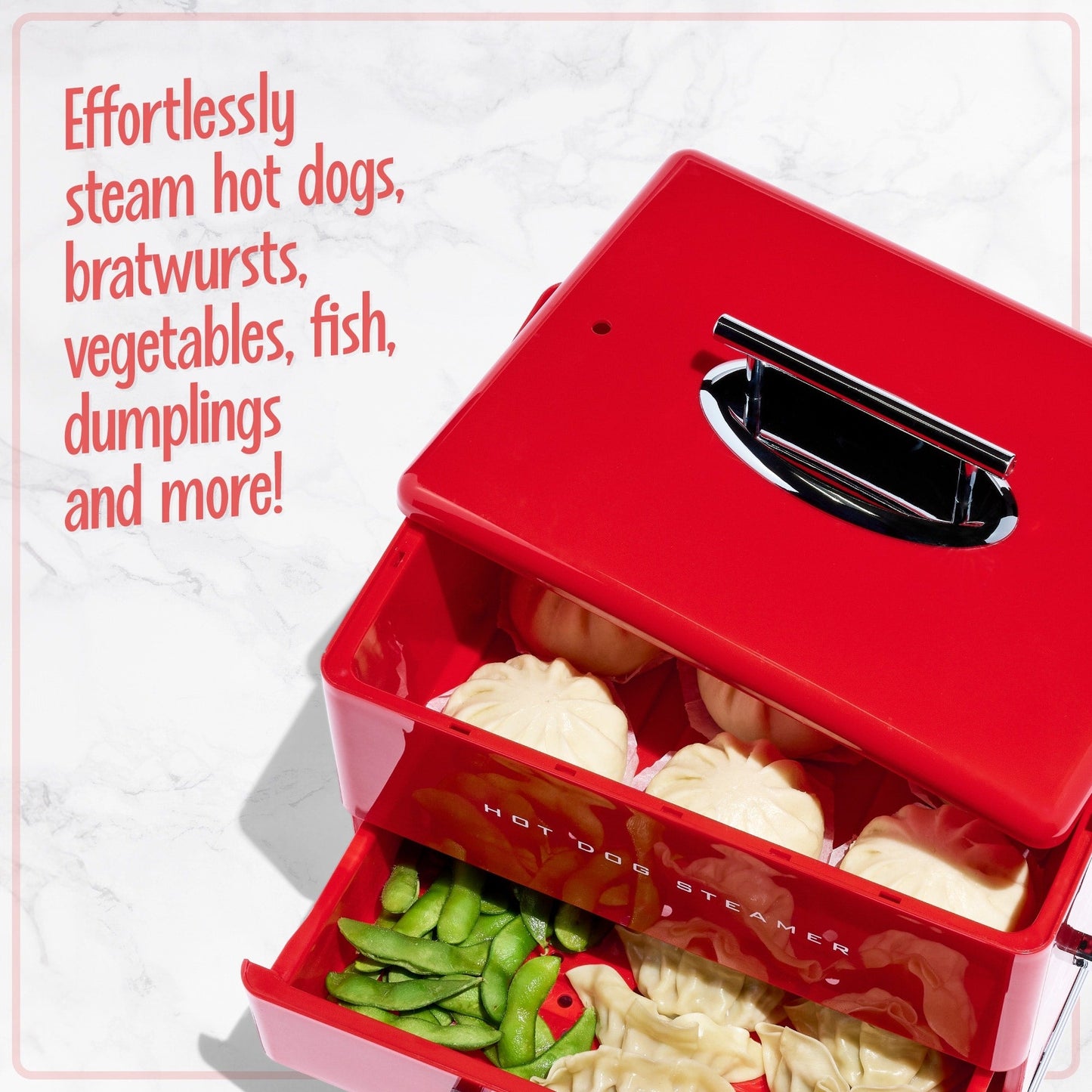 Nostalgie Hot Dog Steamer