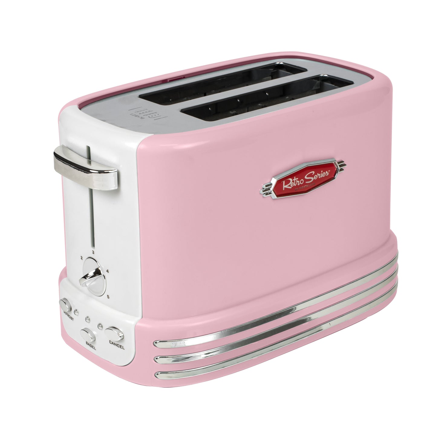 Nostalgie-Retro-Bagel-Toaster für 2 Scheiben