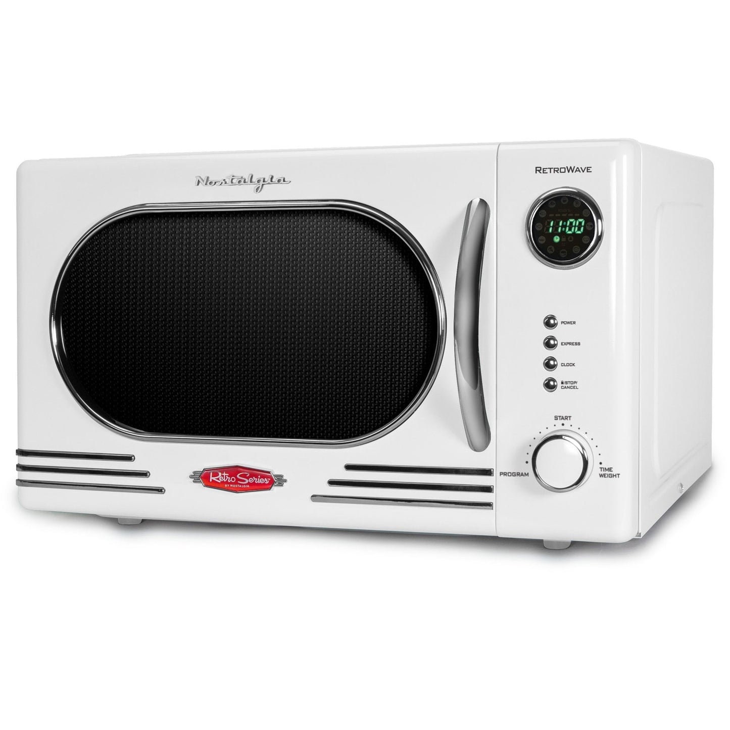 Nostalgie-Retro-Tischmikrowelle 1,1 Kubikfuß & 1000 Watt