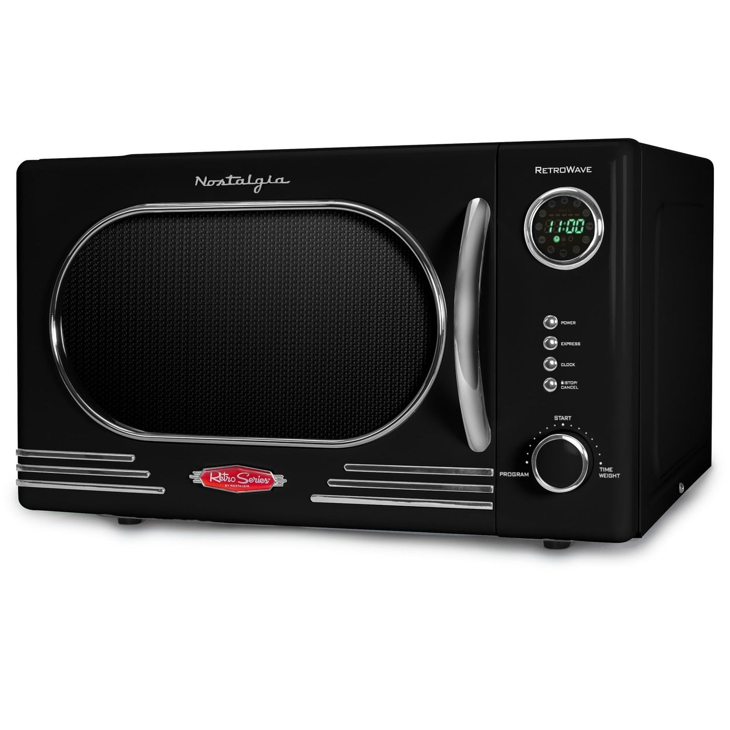 Nostalgie-Retro-Tischmikrowelle 1,1 Kubikfuß & 1000 Watt