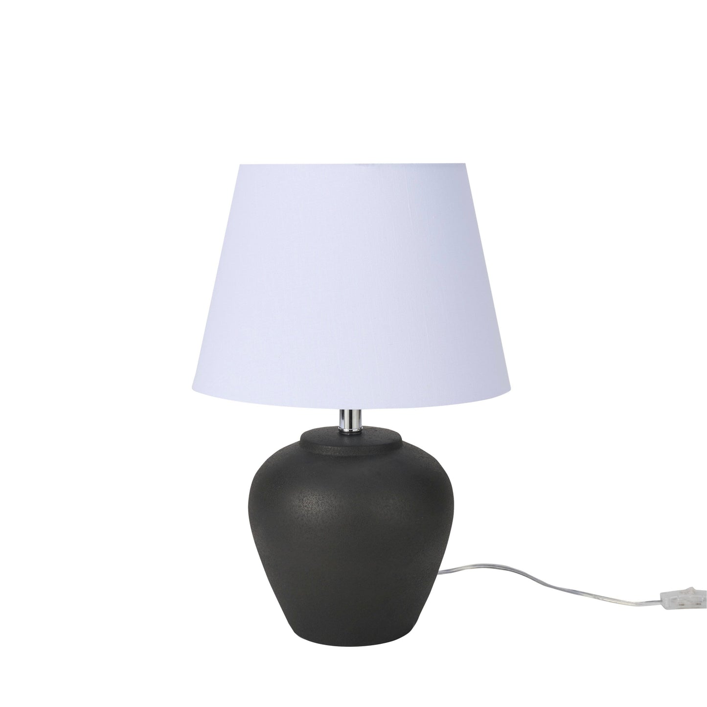 Nourison 20 Rustikale Keramiktopf-Tischlampe