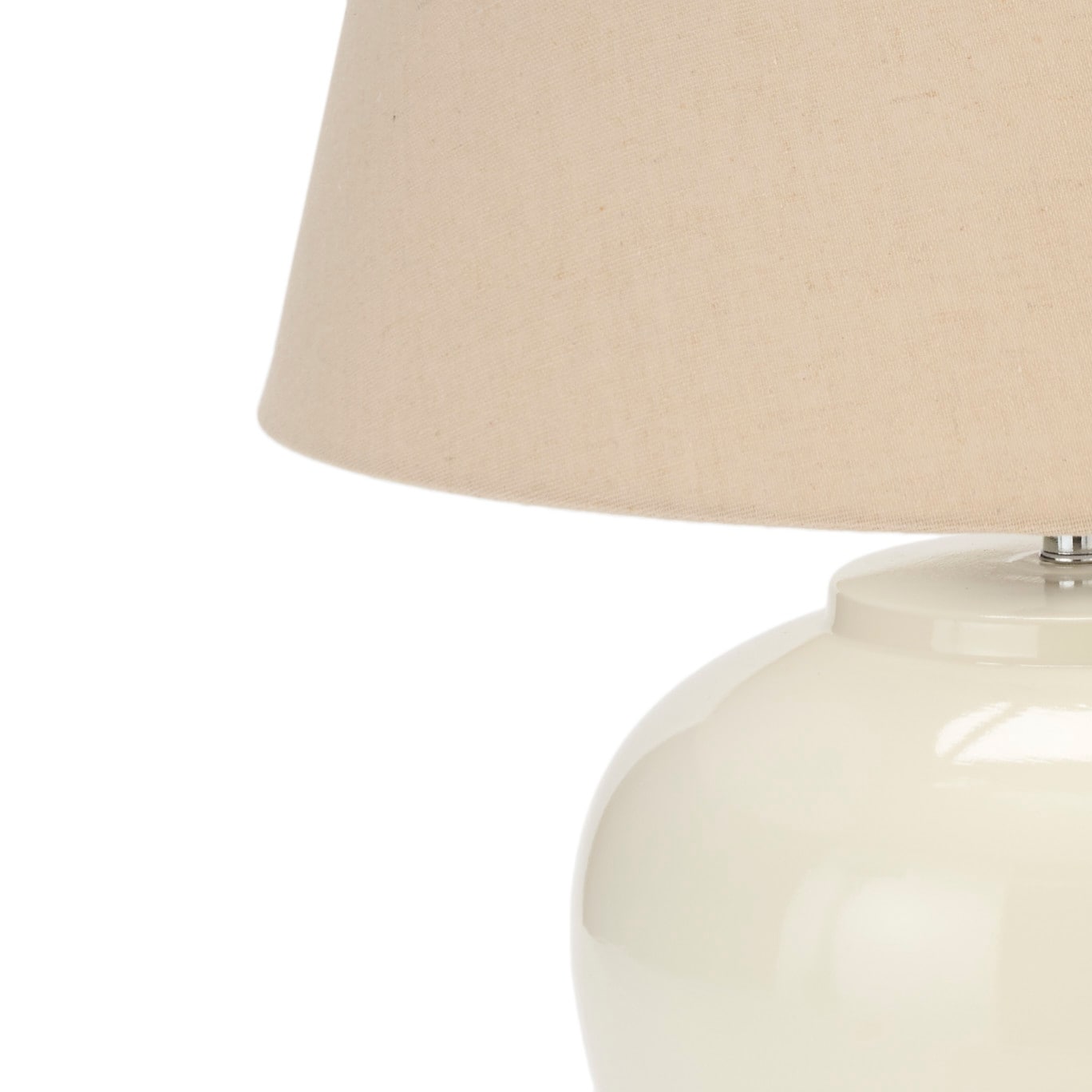 Nourison 20 Rustikale Keramiktopf-Tischlampe