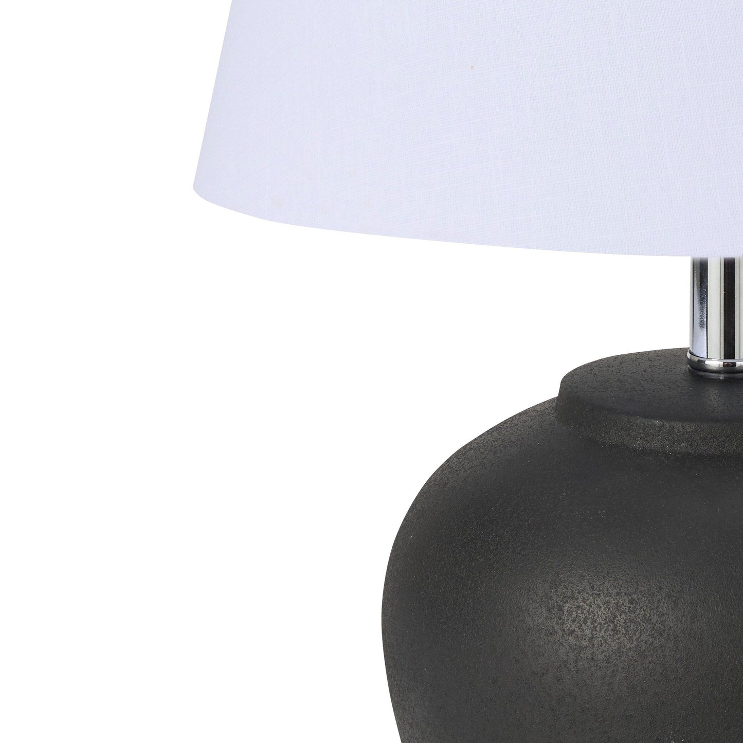 Nourison 20 Rustikale Keramiktopf-Tischlampe
