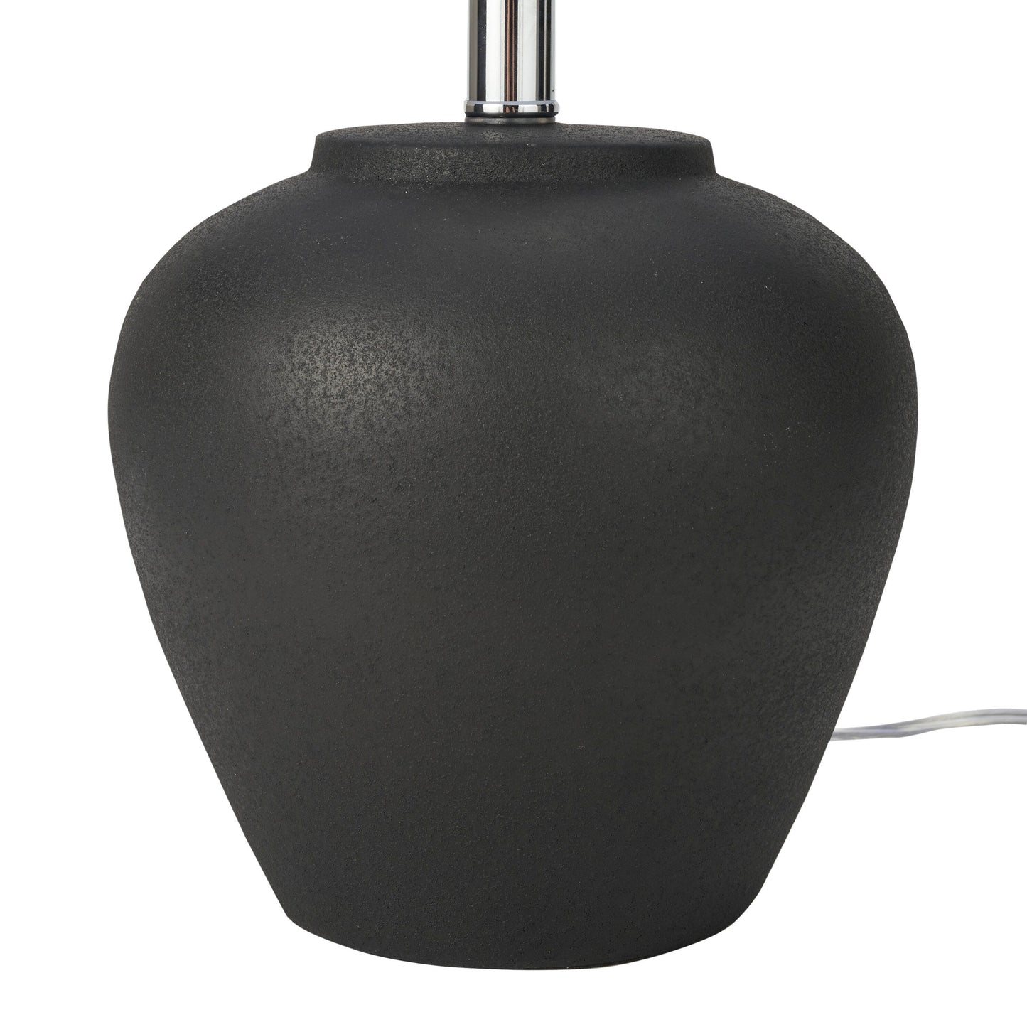 Nourison 20 Rustikale Keramiktopf-Tischlampe