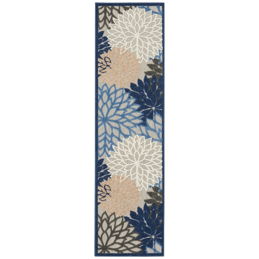 Nourison Aloha Floral Moderner Teppich für drinnen und draußen