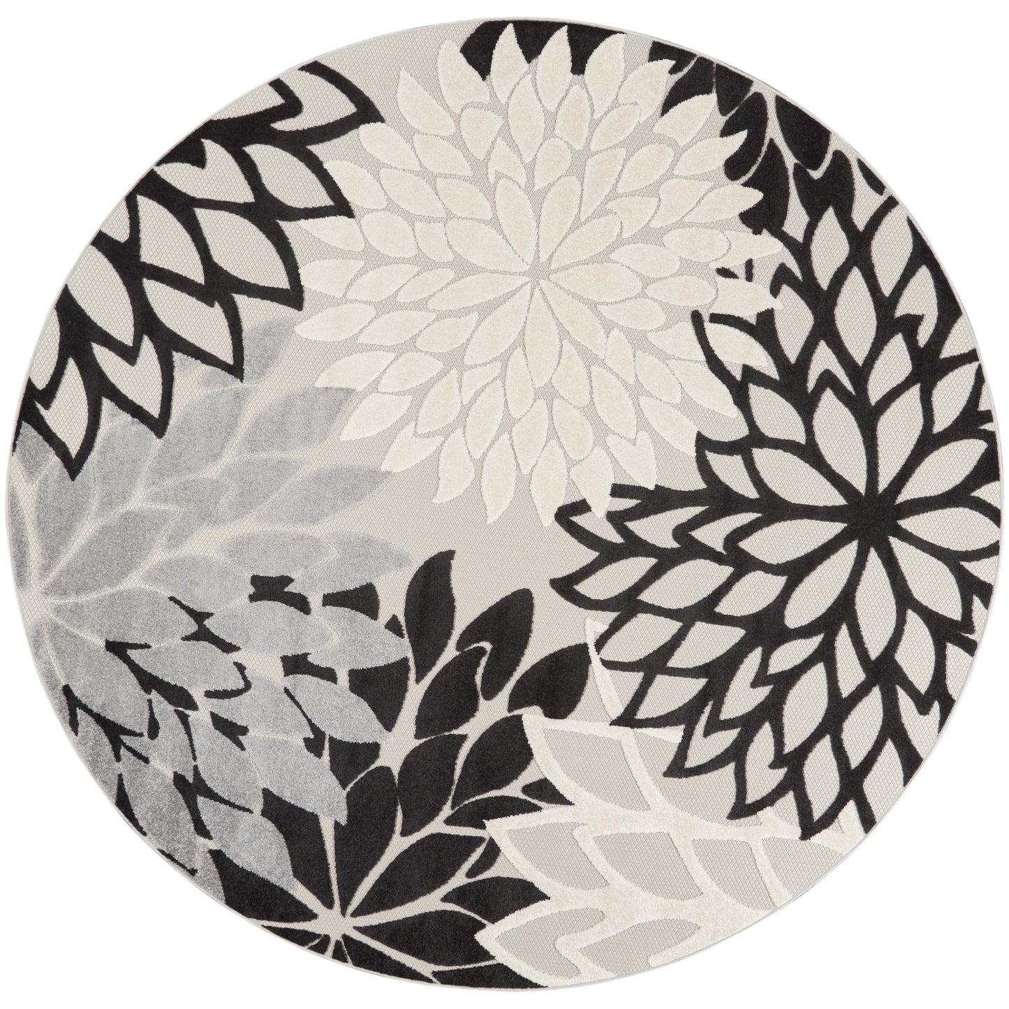 Nourison Aloha Floral Moderner Teppich für drinnen und draußen