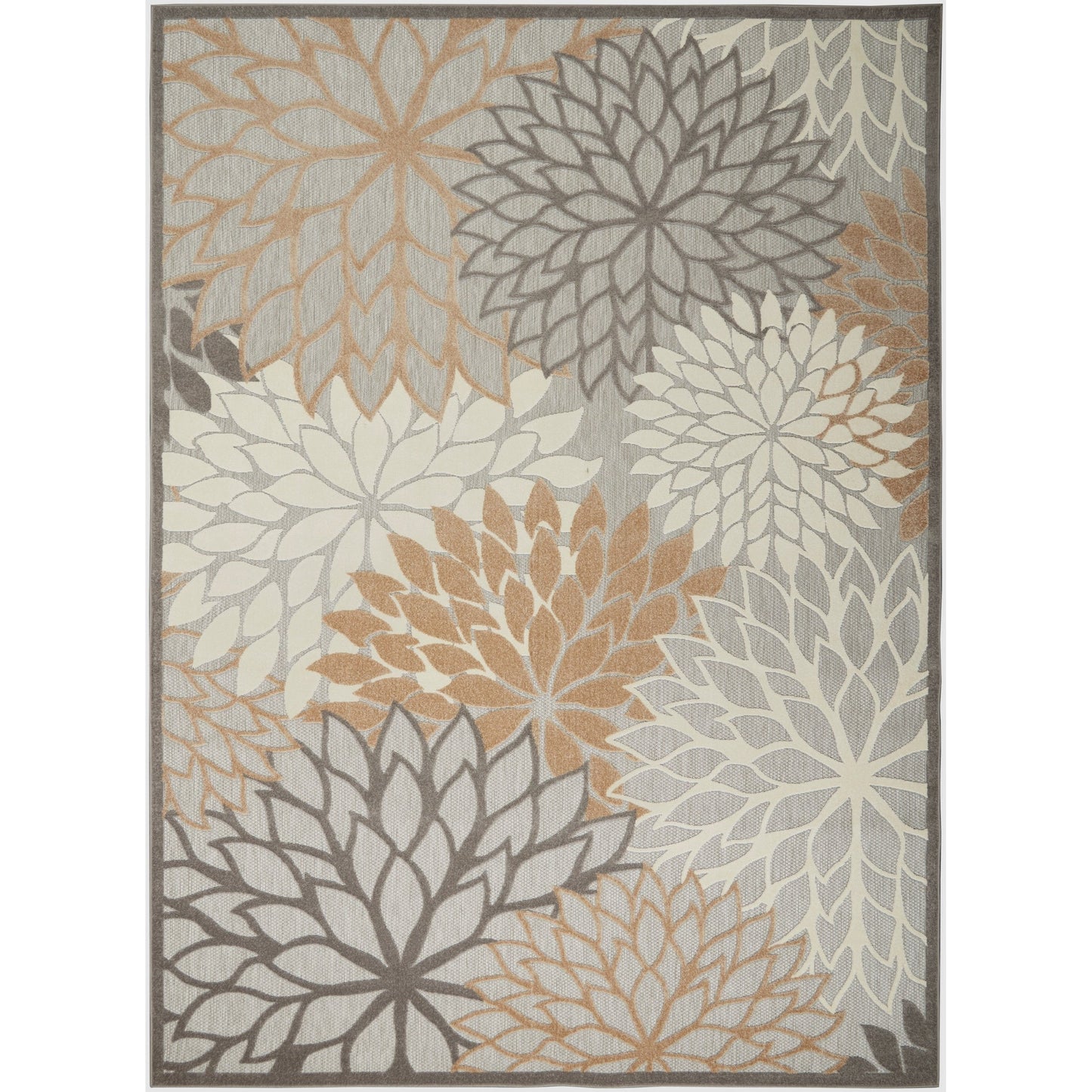 Nourison Aloha Floral Moderner Teppich für drinnen und draußen