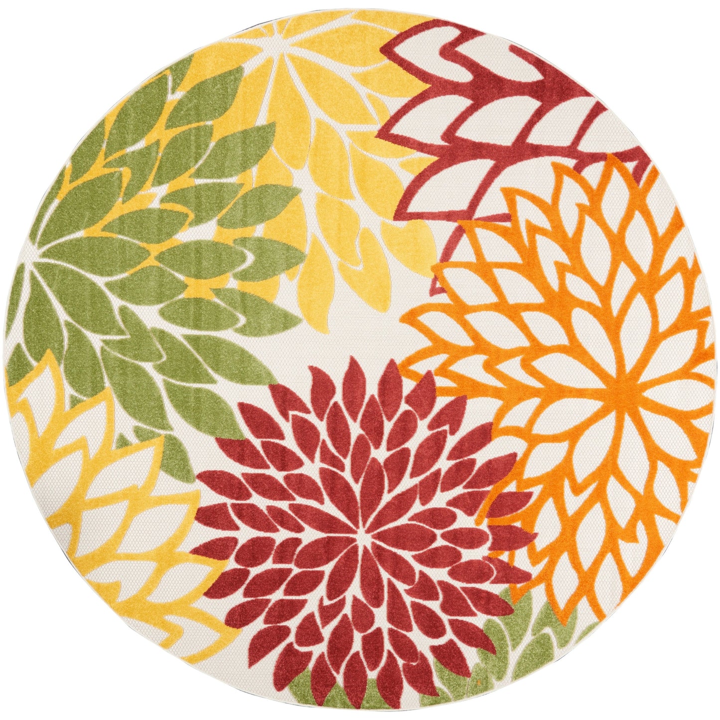 Nourison Aloha Floral Moderner Teppich für drinnen und draußen