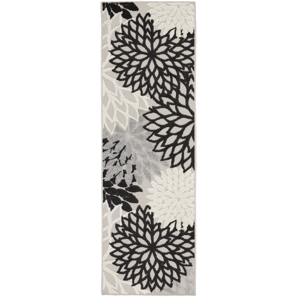 Nourison Aloha Floral Moderner Teppich für drinnen und draußen