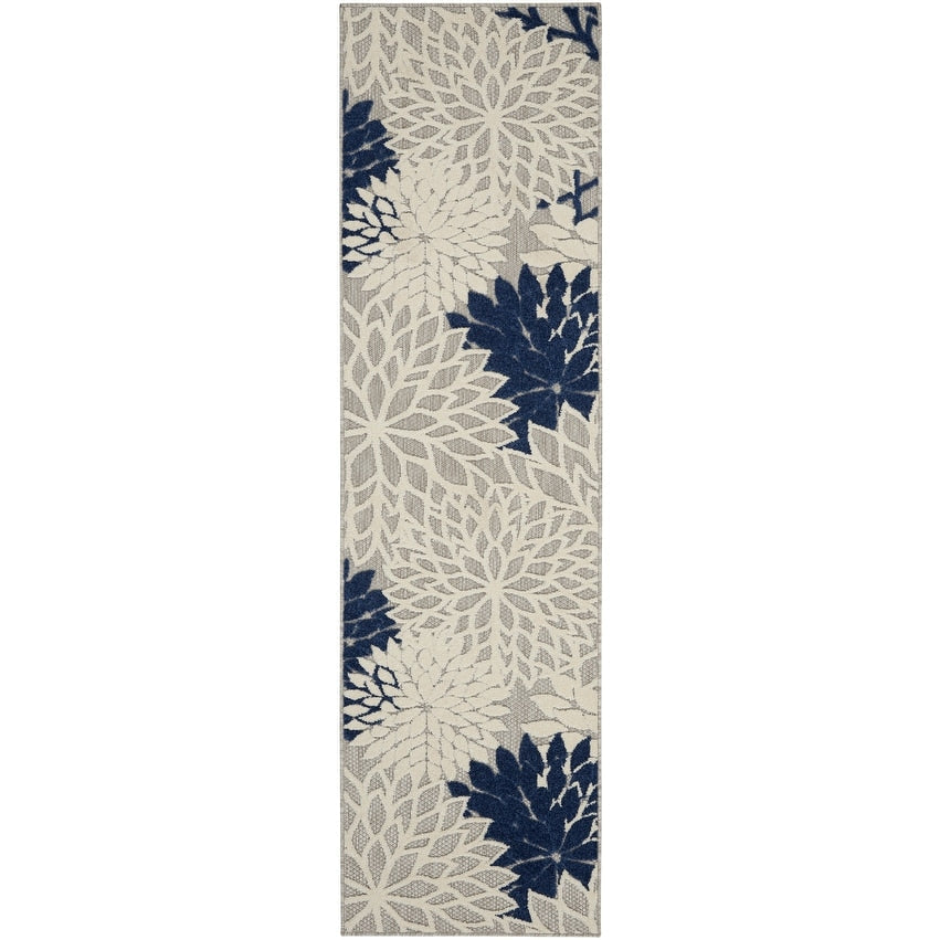 Nourison Aloha Floral Moderner Teppich für drinnen und draußen