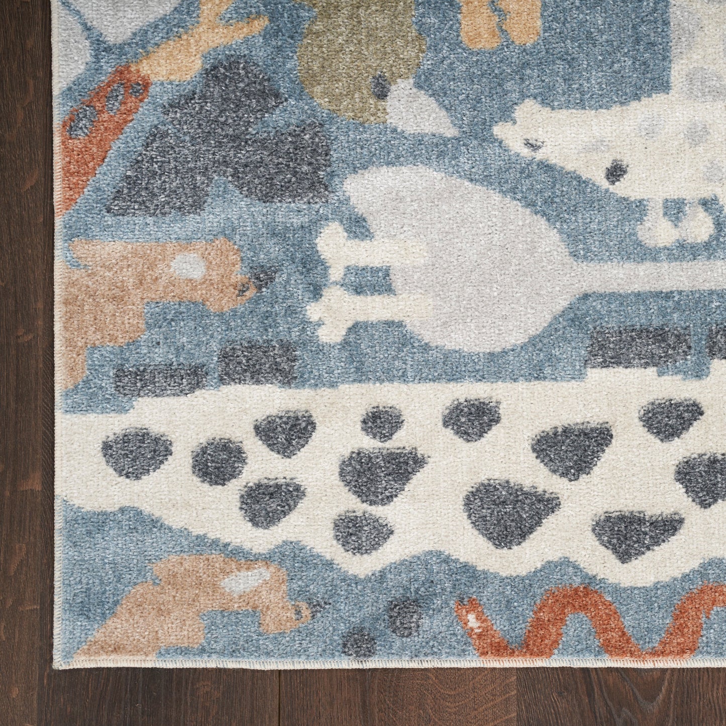 Nourison Astra – maschinenwaschbarer Teppich mit Tiermuster