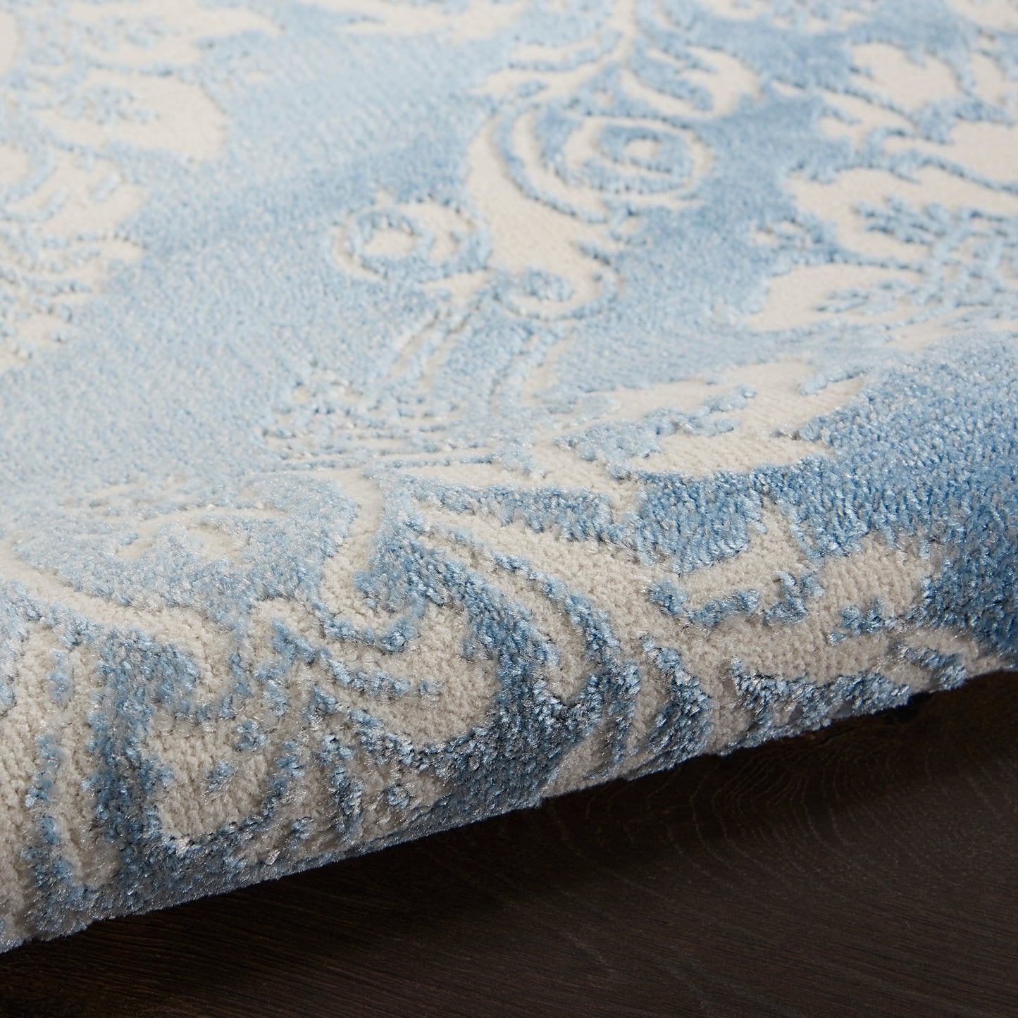 Nourison Elation Damask Pattern French Country Area Rug
