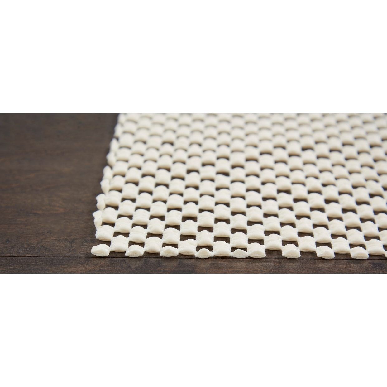 Nourison Grid-Loc rutschfeste, gepolsterte, nicht klebende Teppichunterlage – Elfenbein