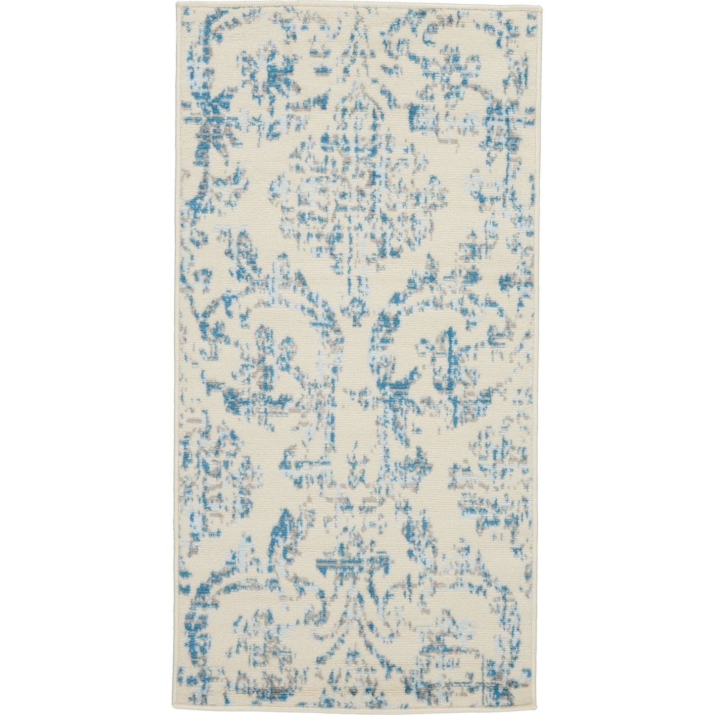 Nourison Jubilant Vintage Farmhouse Damask Area Rug