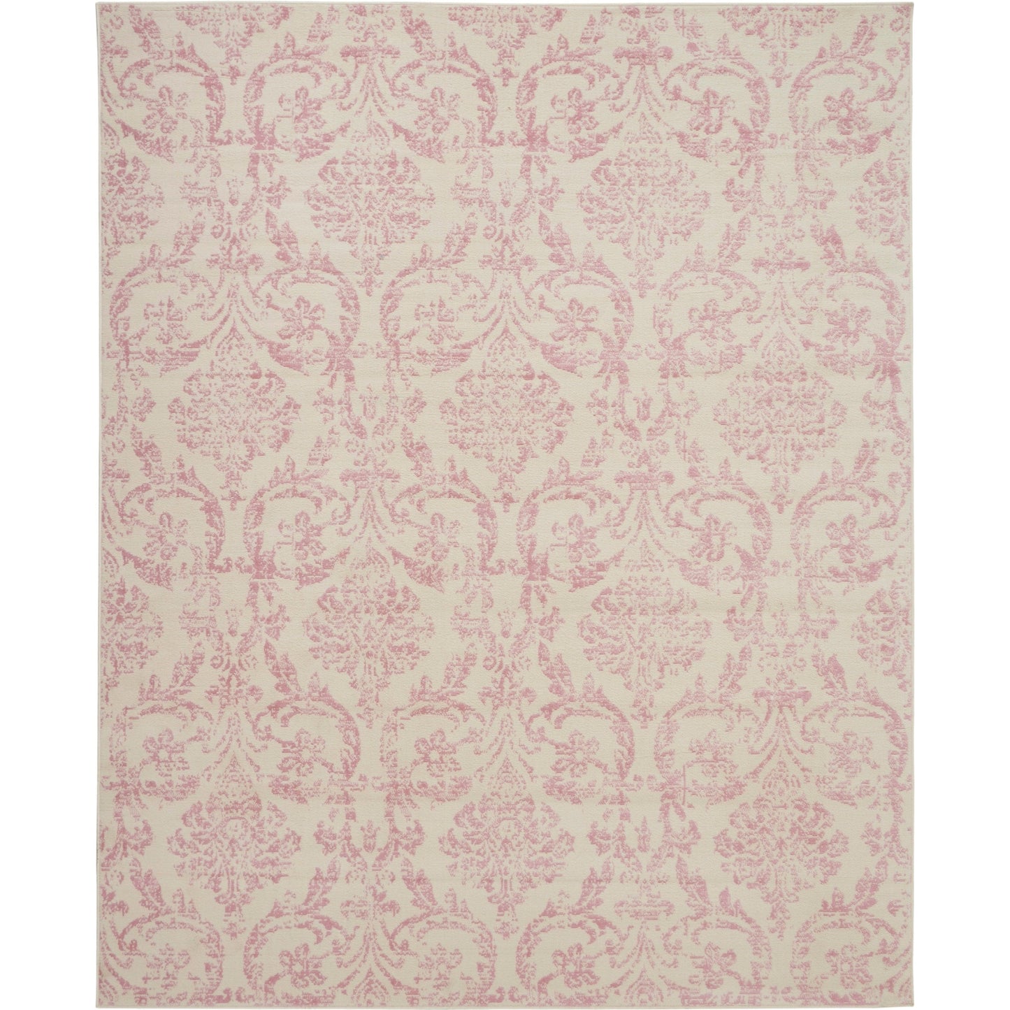 Nourison Jubilant Vintage Farmhouse Damask Area Rug