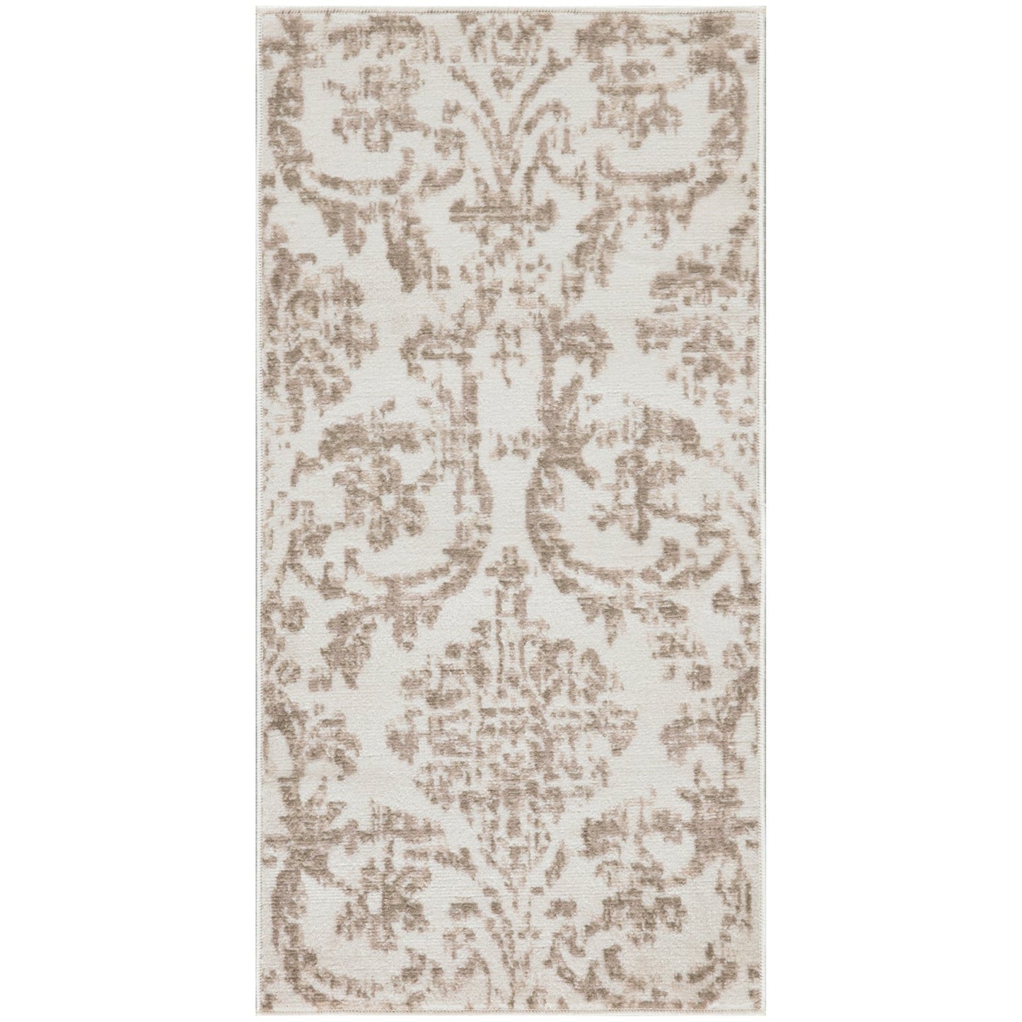 Nourison Jubilant Vintage Farmhouse Damask Area Rug