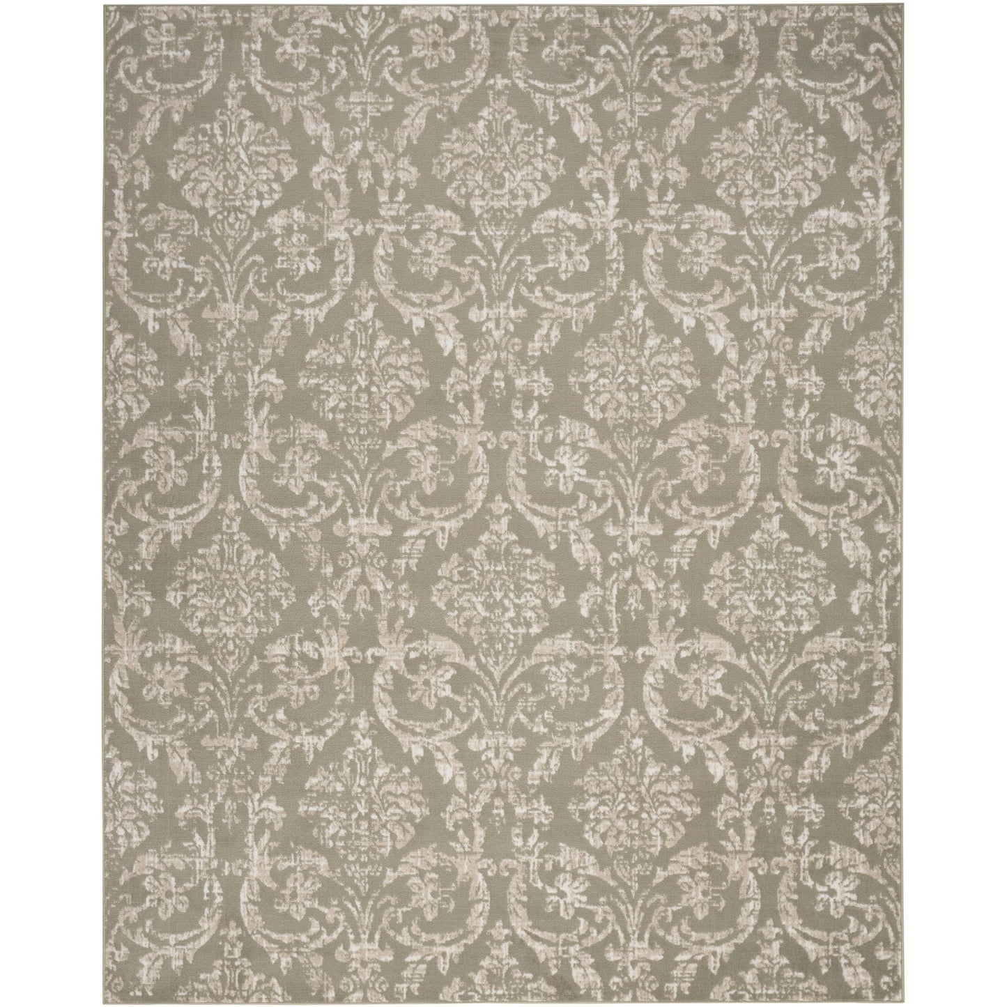 Nourison Jubilant Vintage Farmhouse Damask Area Rug