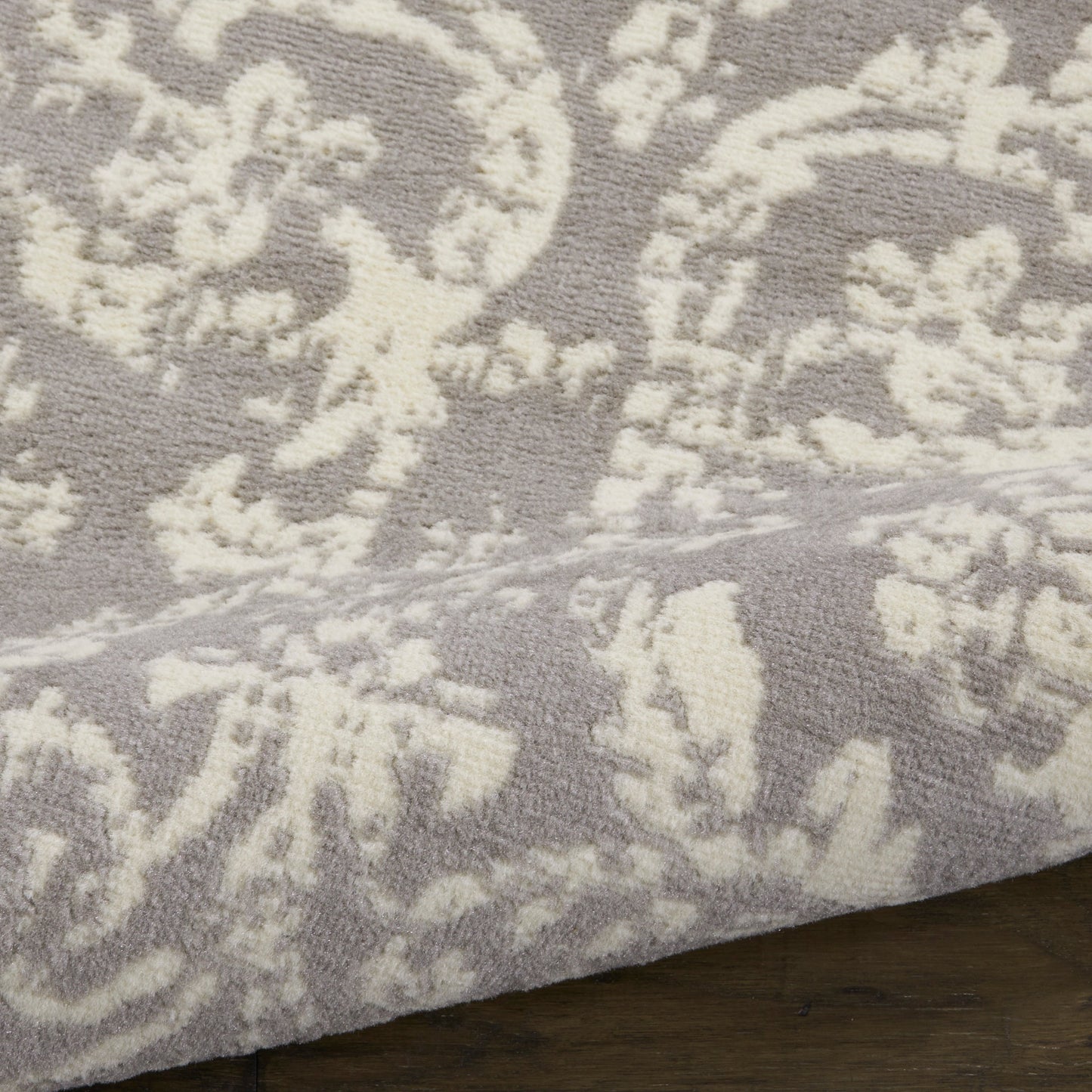 Nourison Jubilant Vintage Farmhouse Damask Area Rug
