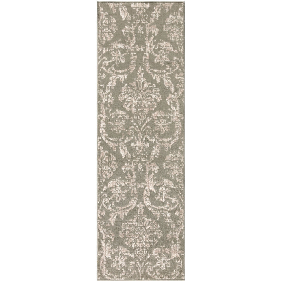 Nourison Jubilant Vintage Farmhouse Damask Area Rug
