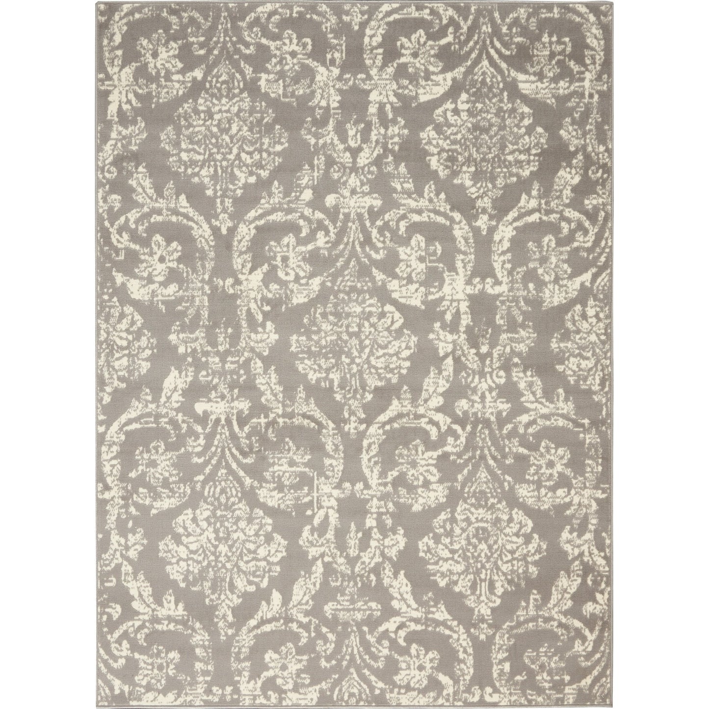 Nourison Jubilant Vintage Farmhouse Damask Area Rug