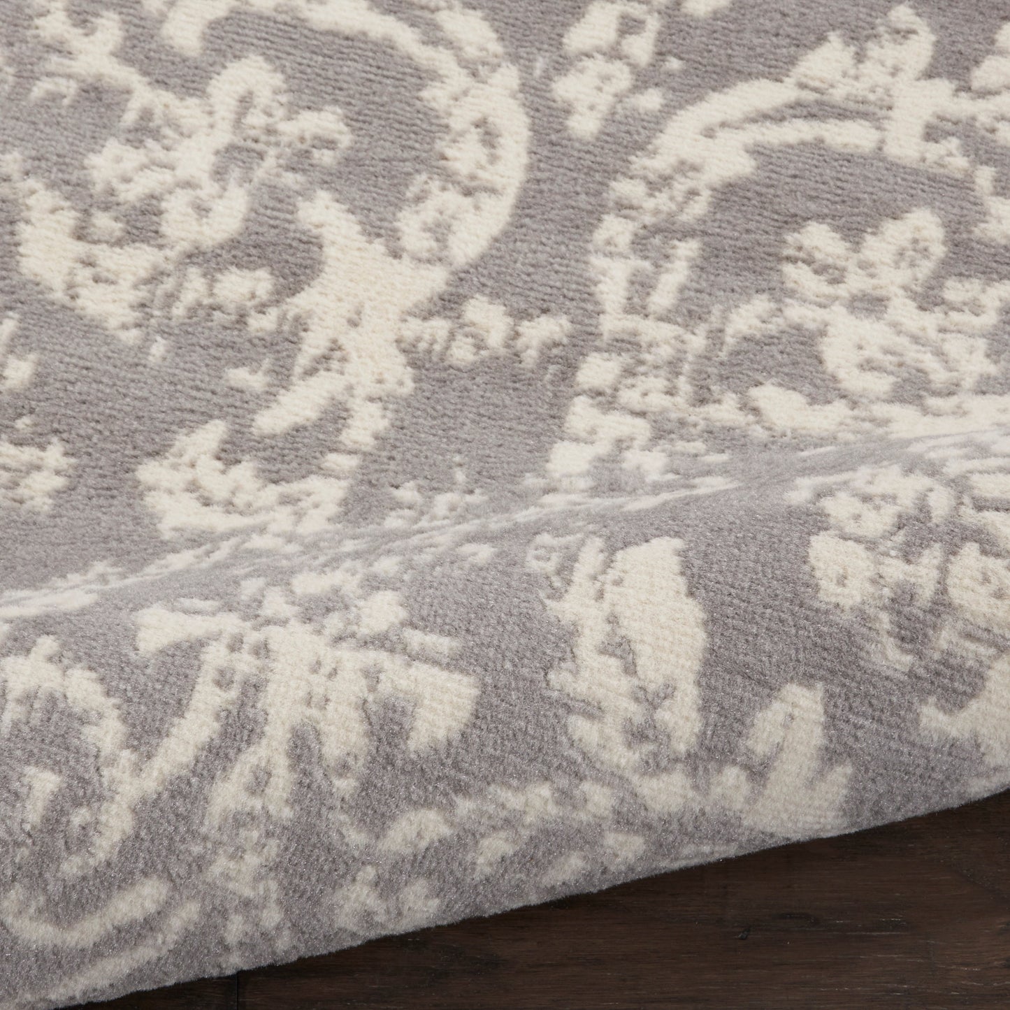 Nourison Jubilant Vintage Farmhouse Damask Area Rug