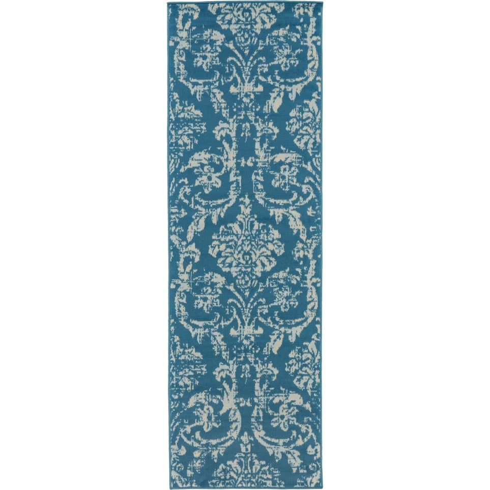 Nourison Jubilant Vintage Farmhouse Damask Area Rug