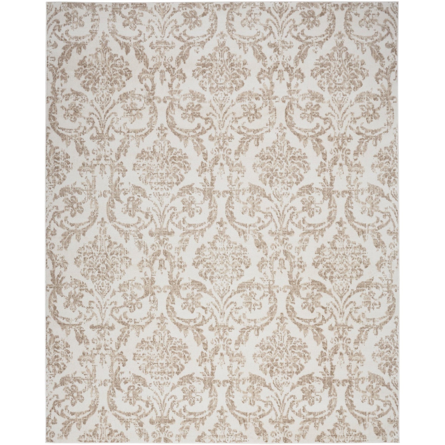 Nourison Jubilant Vintage Farmhouse Damask Area Rug