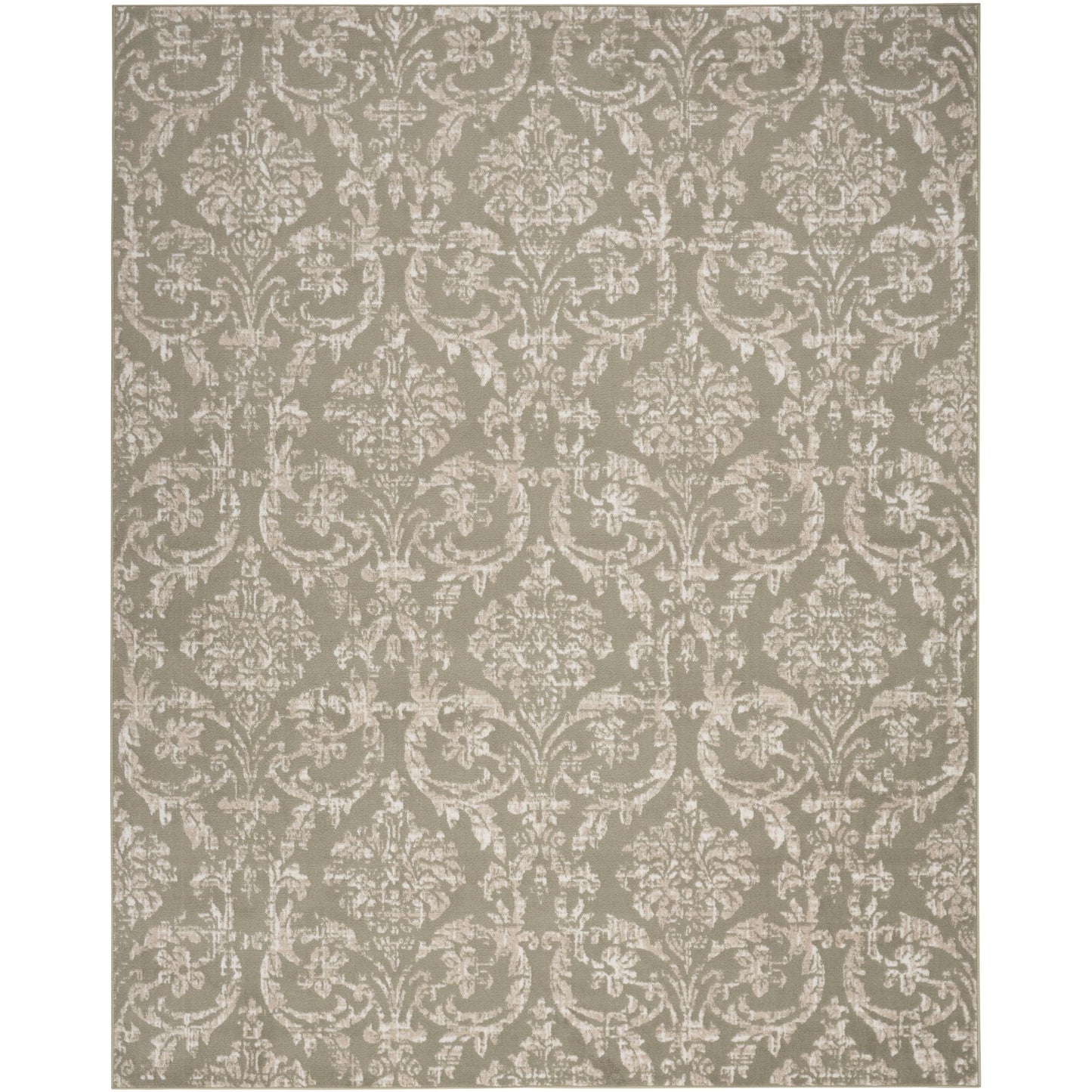 Nourison Jubilant Vintage Farmhouse Damask Area Rug