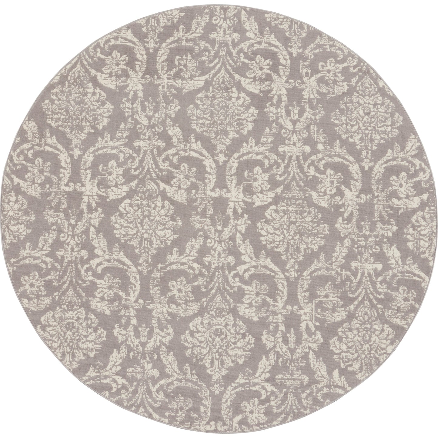 Nourison Jubilant Vintage Farmhouse Damask Area Rug
