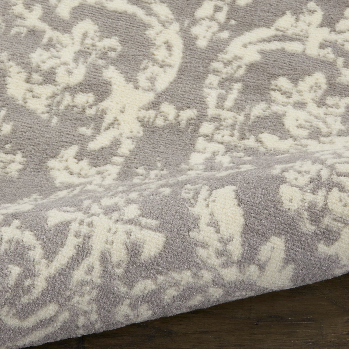 Nourison Jubilant Vintage Farmhouse Damask Area Rug