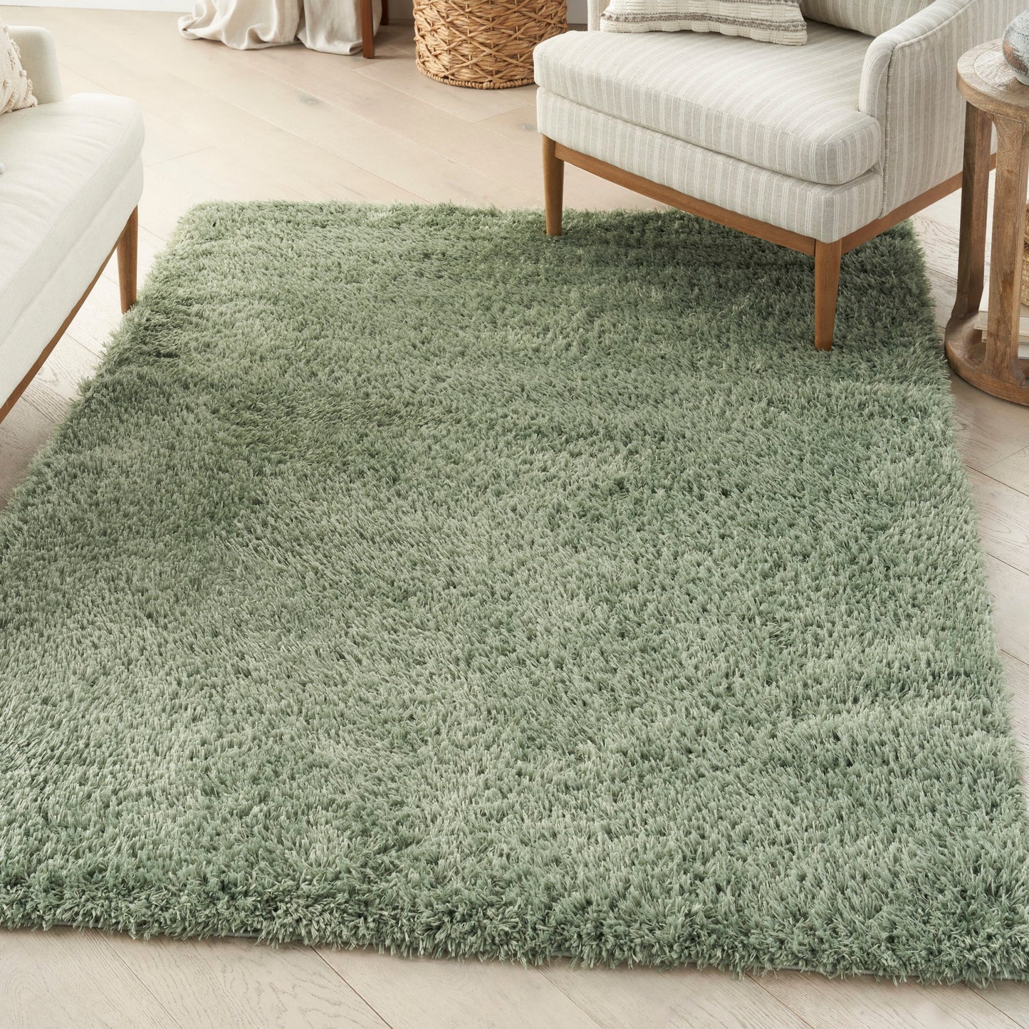 Nourison Lush Shag Moderner, massiver Shag-Teppich