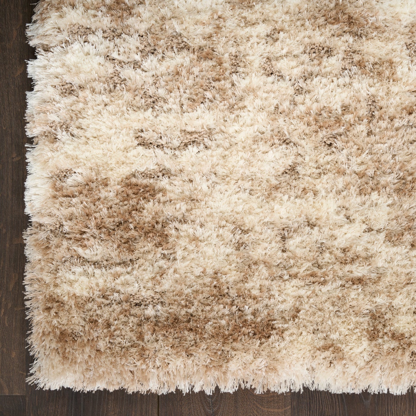 Nourison Luxuriöser Shag Abstract Glam Ultra Plüsch-Teppich