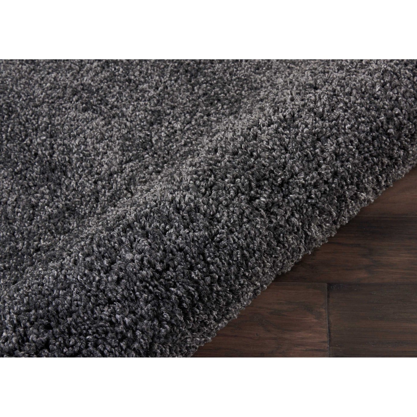 Nourison Malibu Shag Moderner Plüsch-Teppich in fester Ausführung
