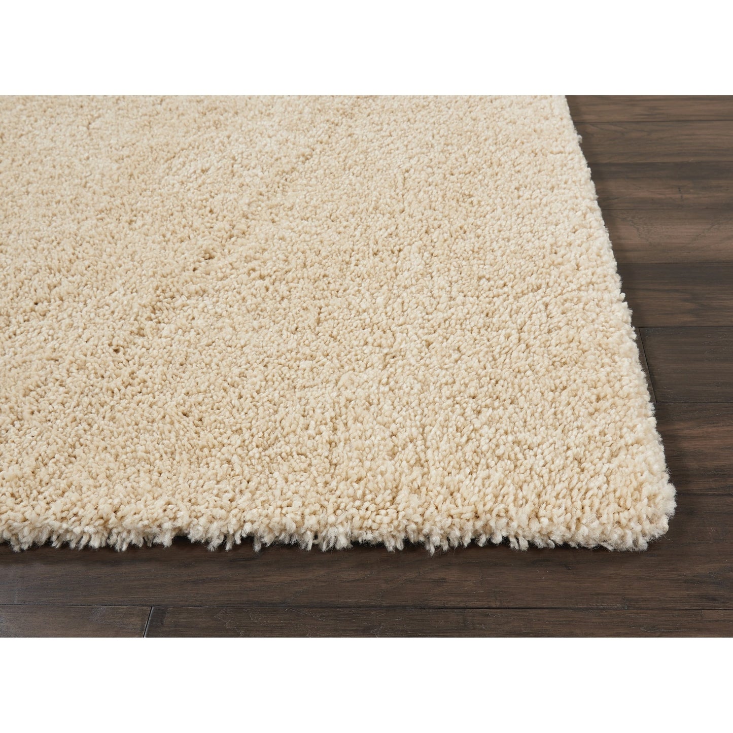 Nourison Malibu Shag Moderner Plüsch-Teppich in fester Ausführung