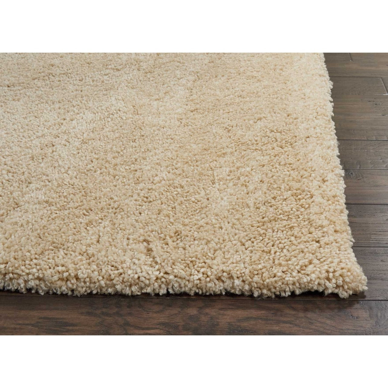 Nourison Malibu Shag Moderner Plüsch-Teppich in fester Ausführung