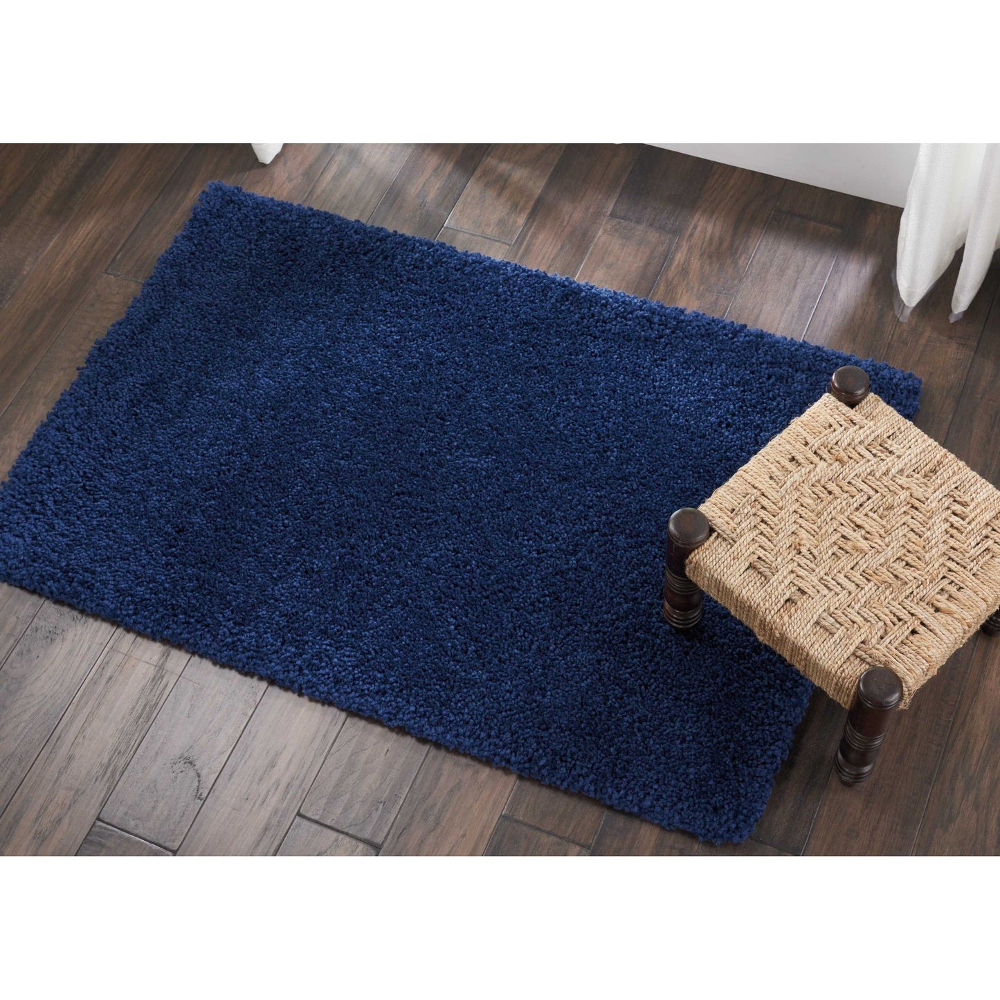Nourison Malibu Shag Moderner Plüsch-Teppich in fester Ausführung