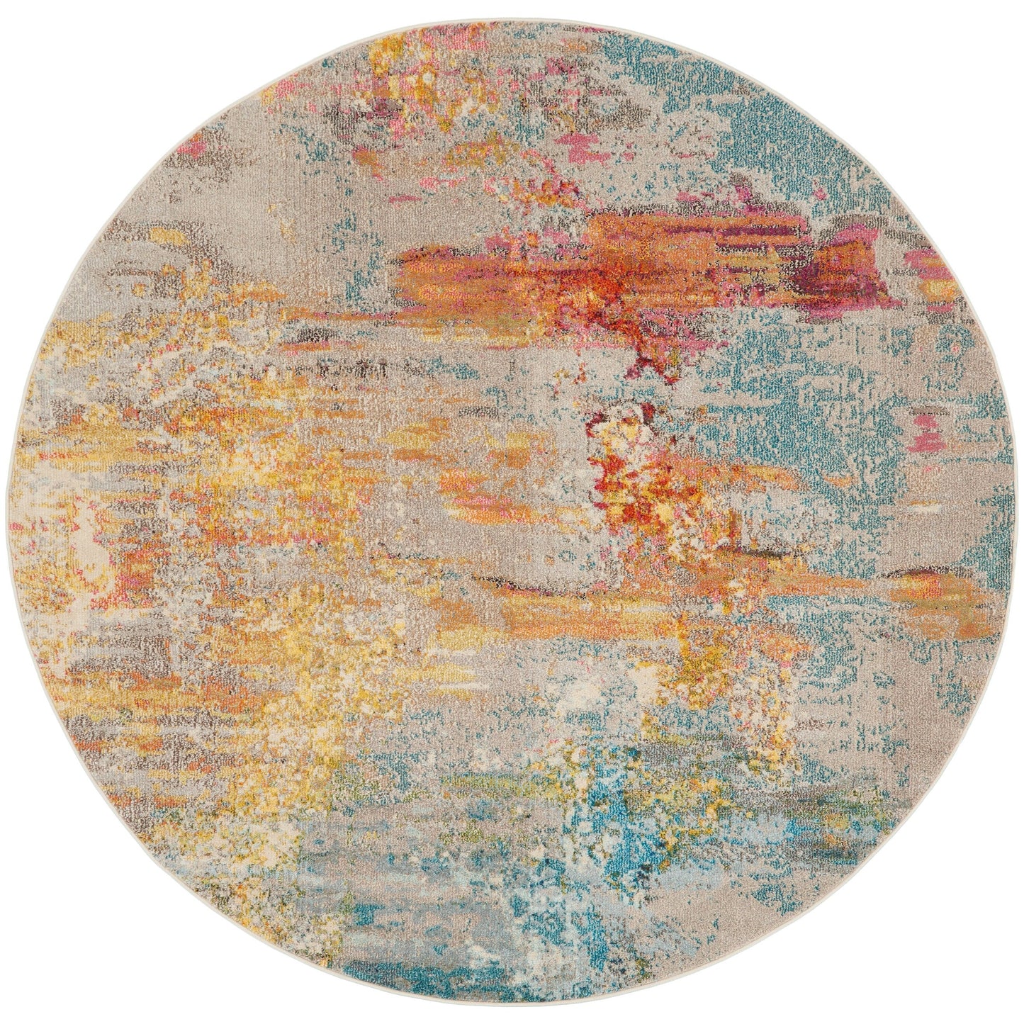 Nourison Moderner abstrakter Sublime-Teppich