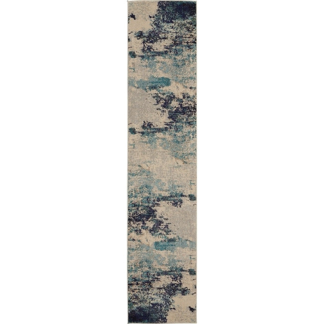 Nourison Moderner abstrakter Sublime-Teppich