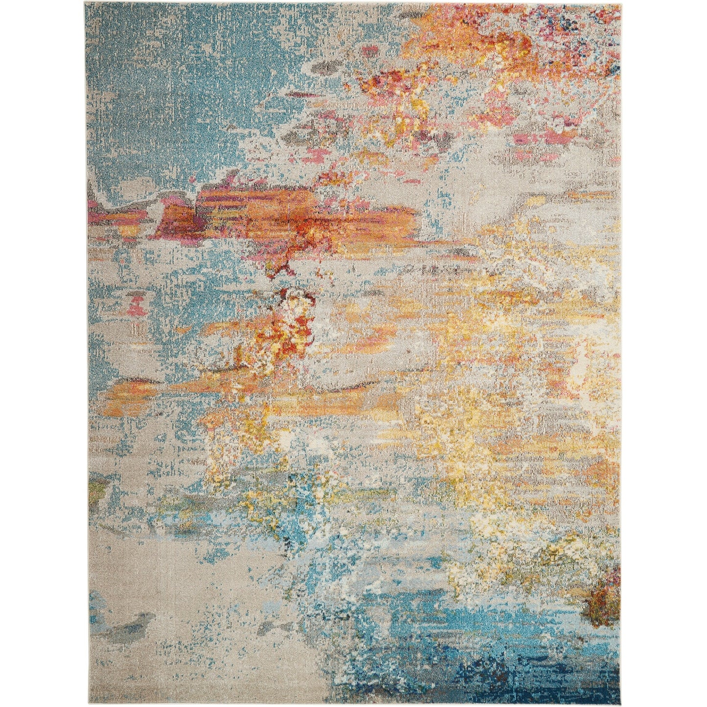 Nourison Moderner abstrakter Sublime-Teppich