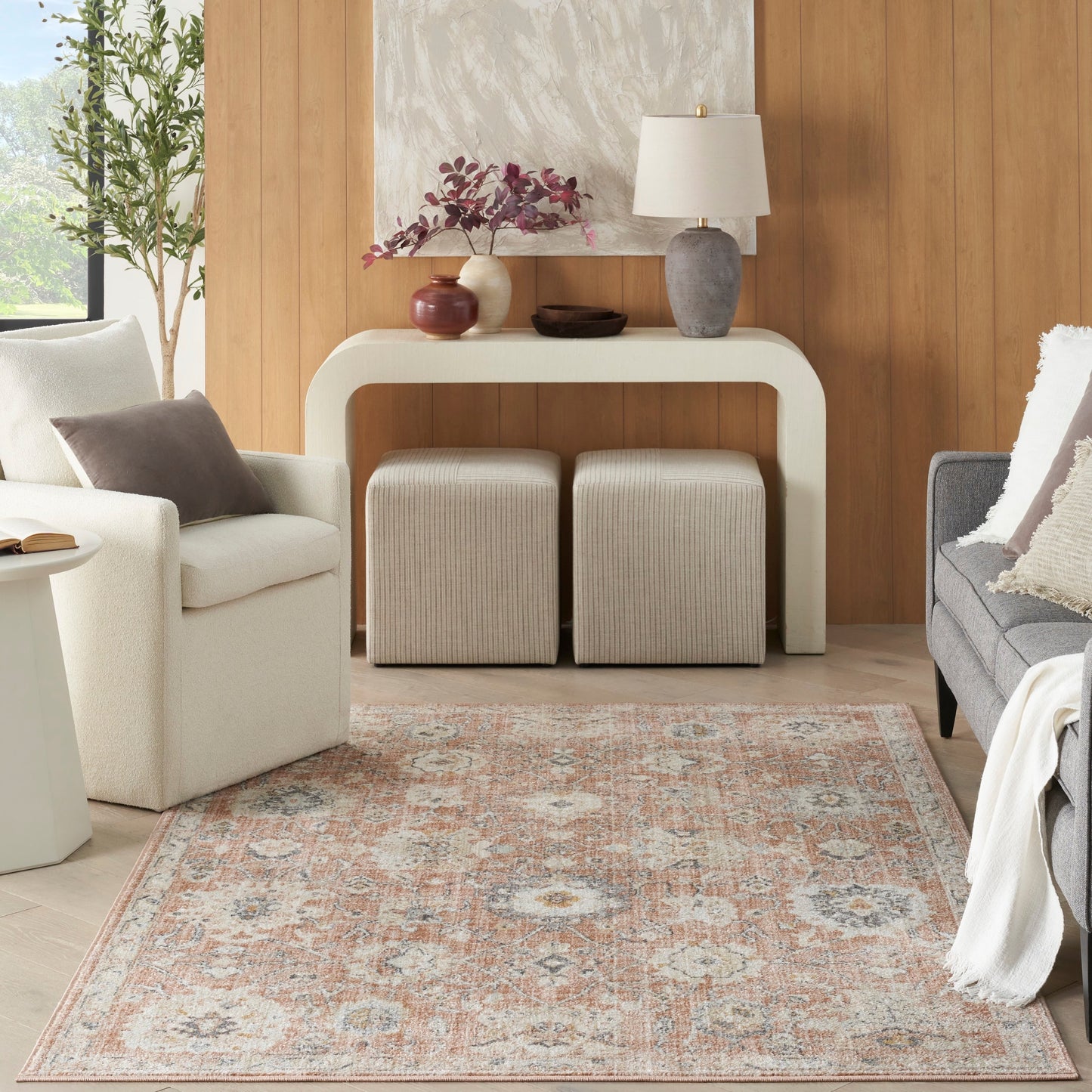 Nourison Oushak Home Perserteppich für den Innenbereich