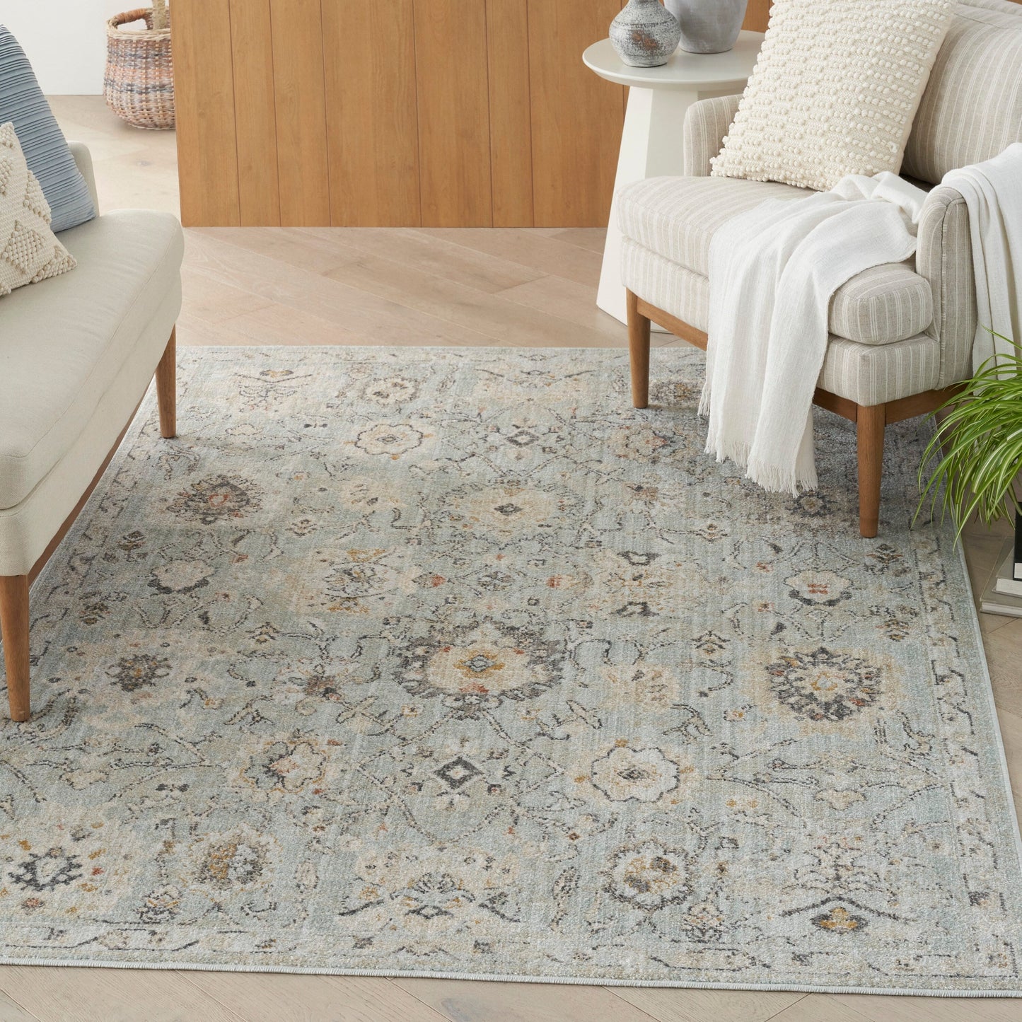 Nourison Oushak Home Perserteppich für den Innenbereich