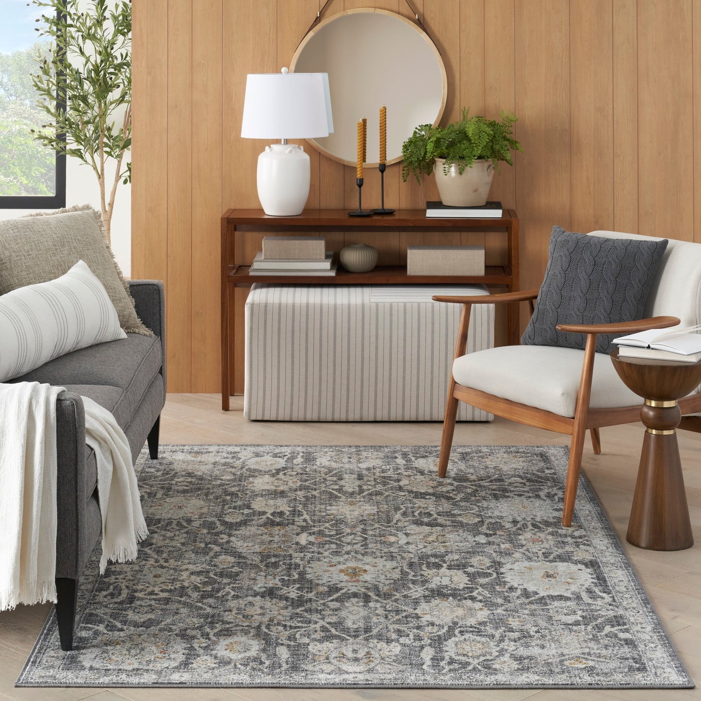Nourison Oushak Home Perserteppich für den Innenbereich
