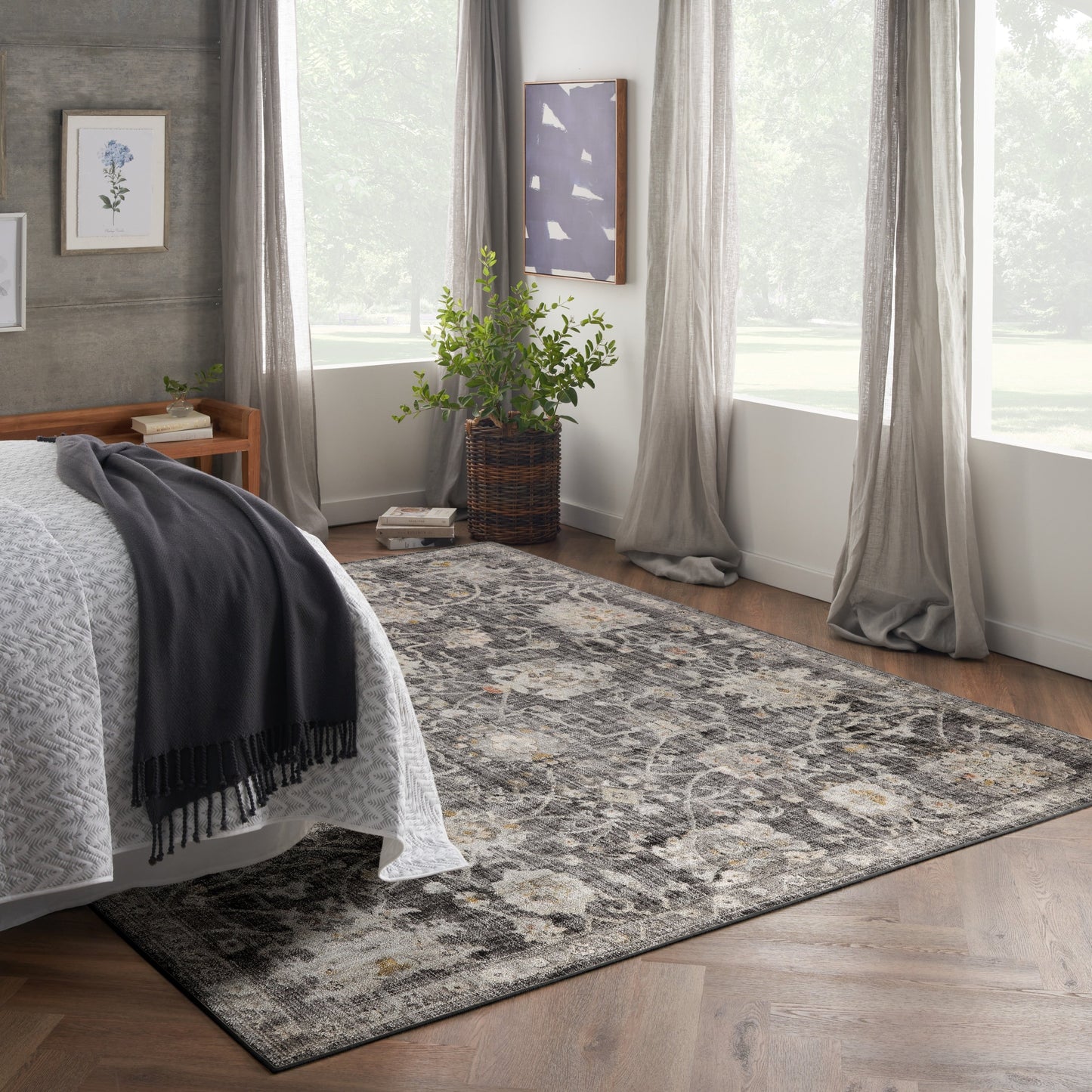 Nourison Oushak Home Perserteppich für den Innenbereich