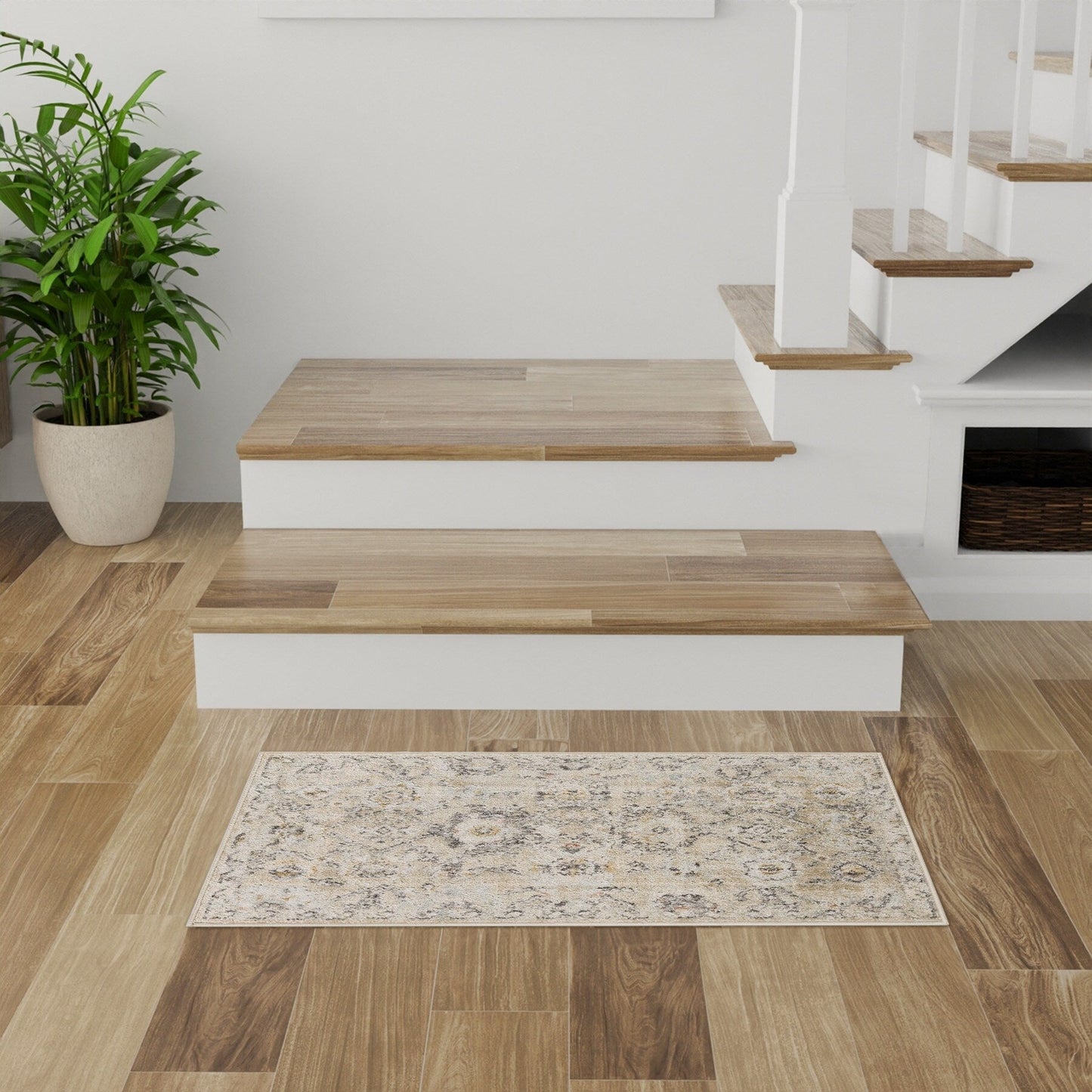 Nourison Oushak Home Perserteppich für den Innenbereich