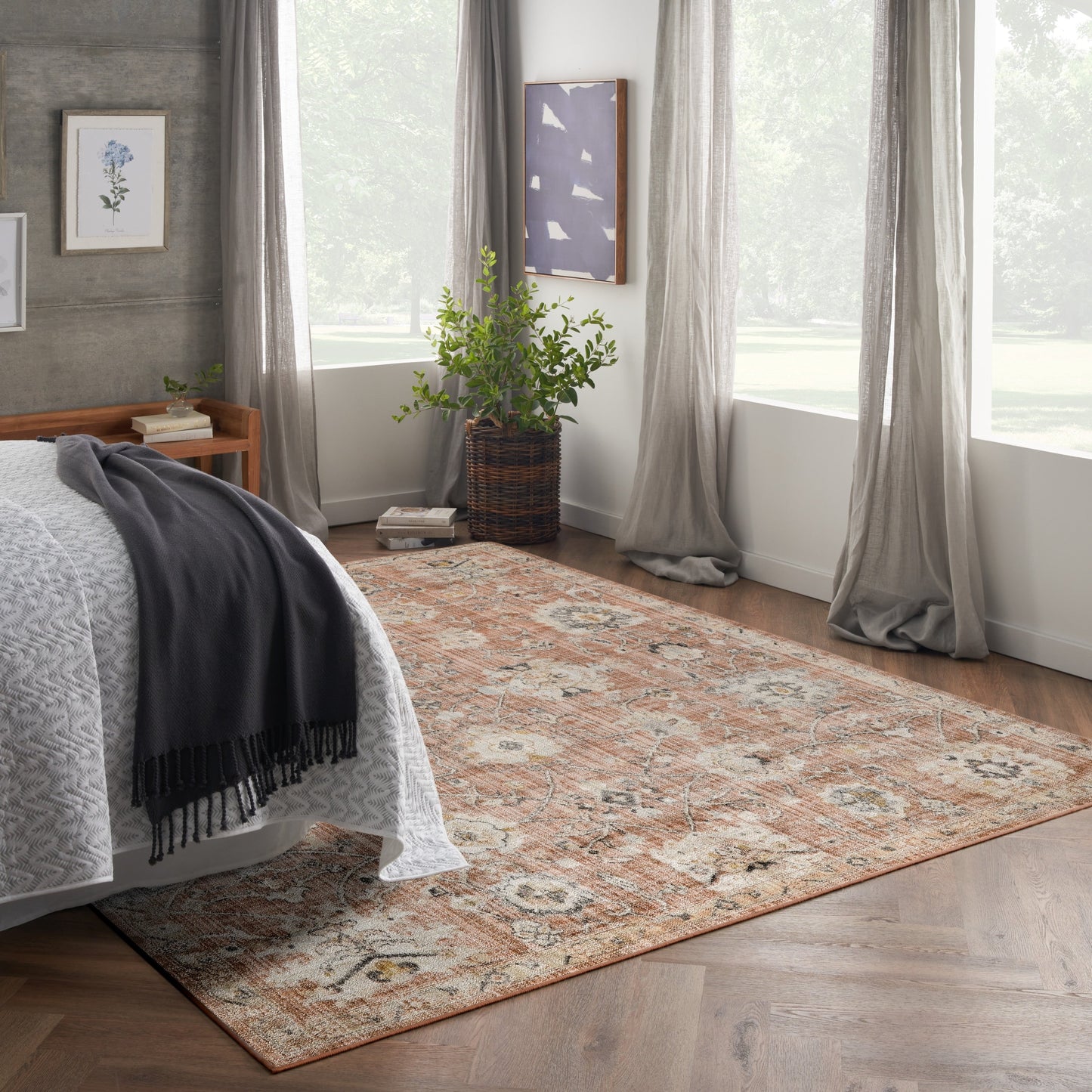 Nourison Oushak Home Perserteppich für den Innenbereich