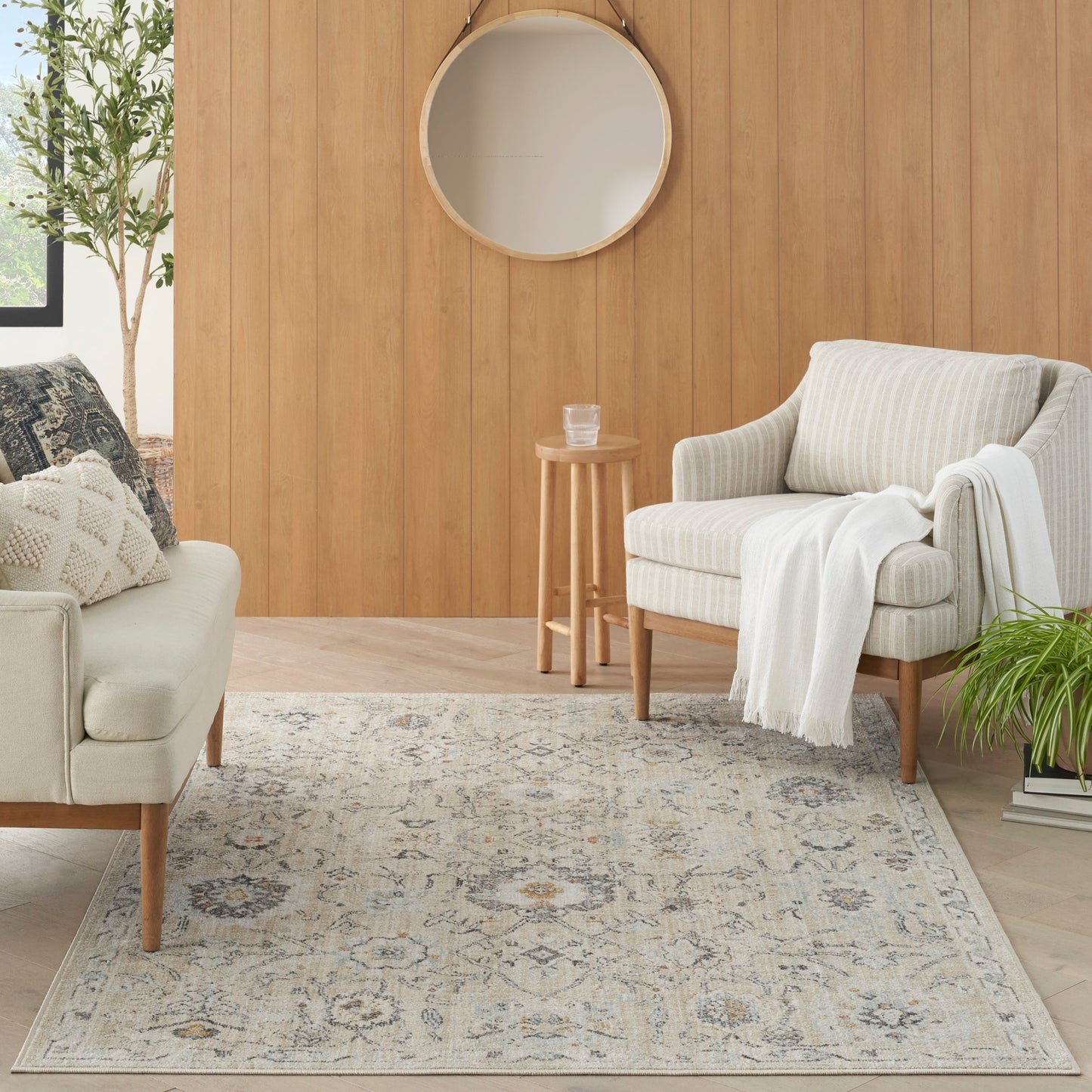 Nourison Oushak Home Perserteppich für den Innenbereich