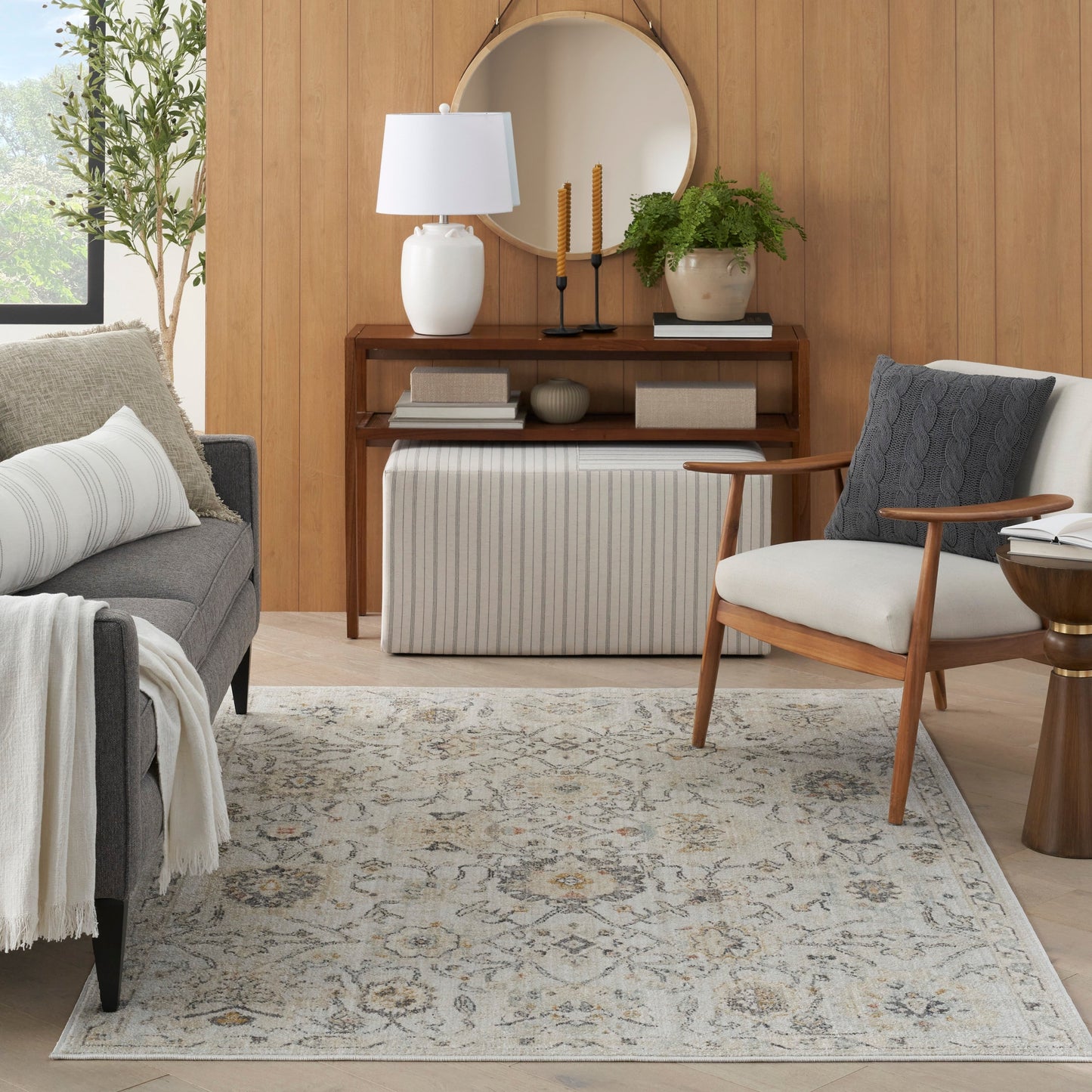 Nourison Oushak Home Perserteppich für den Innenbereich