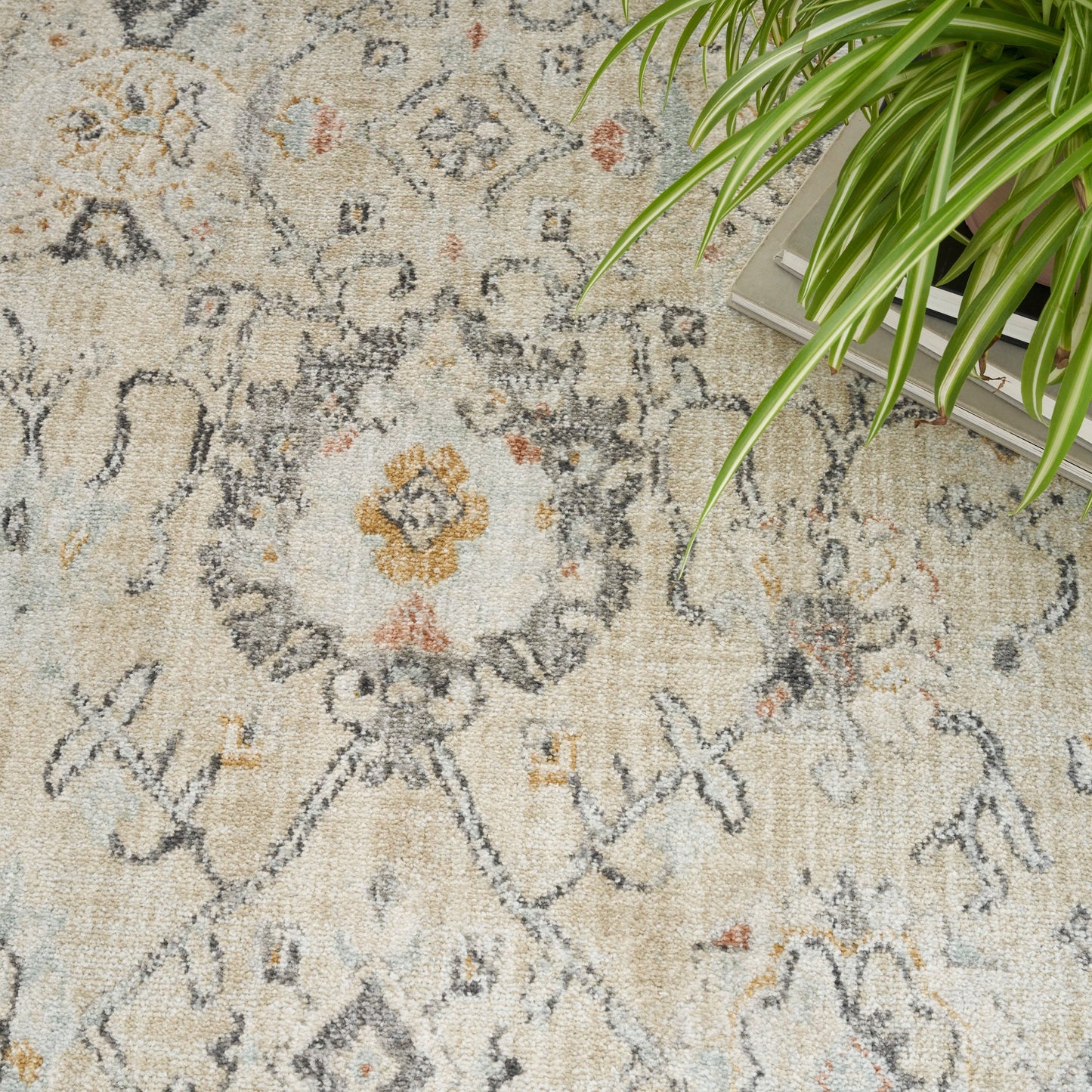 Nourison Oushak Home Perserteppich für den Innenbereich