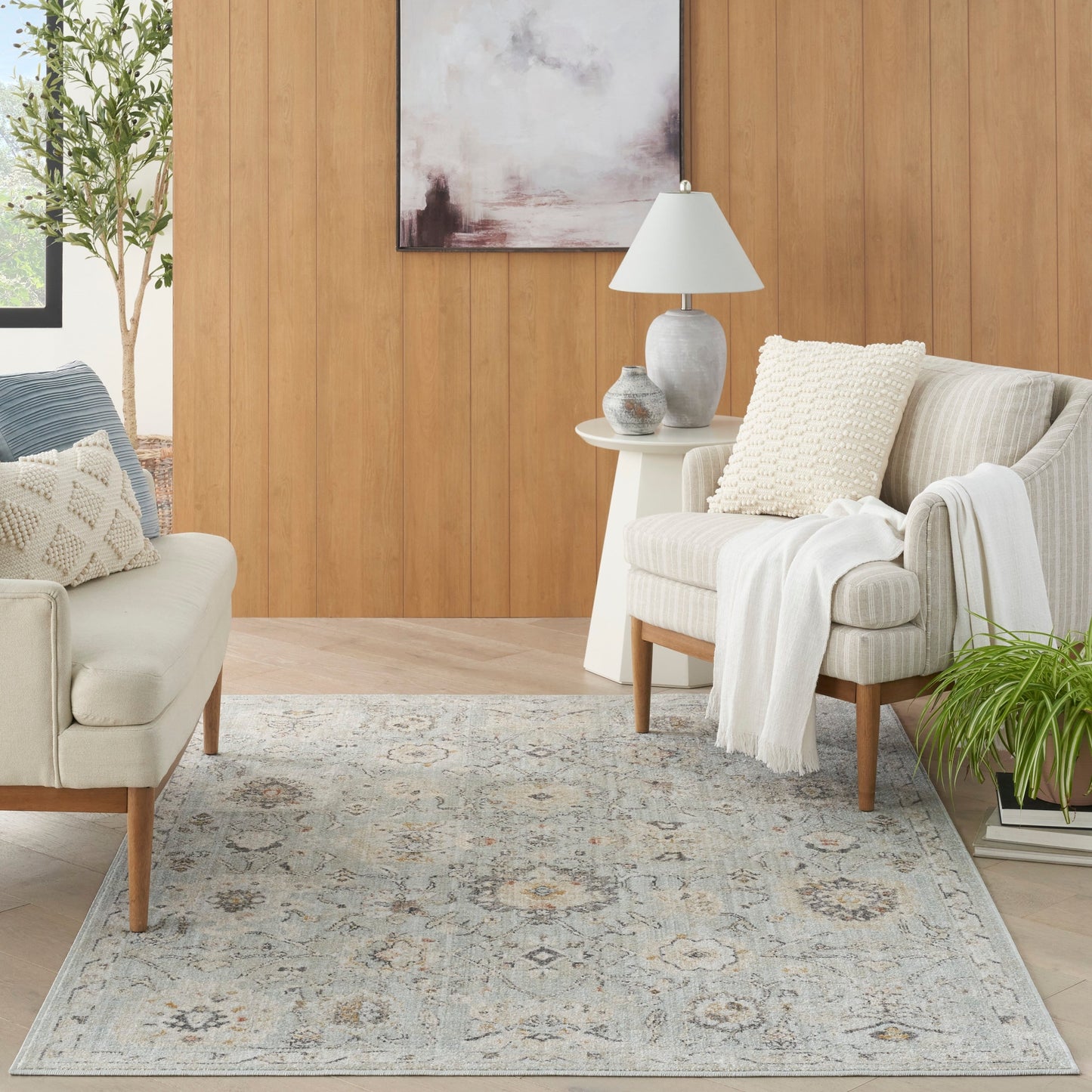 Nourison Oushak Home Perserteppich für den Innenbereich