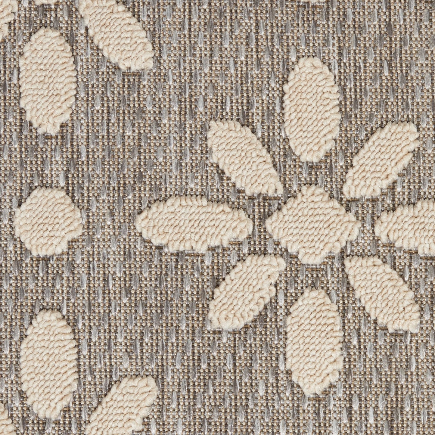 Nourison Palamos Modern Floral Hi Low Geometric Indoor Outdoor Area Rug